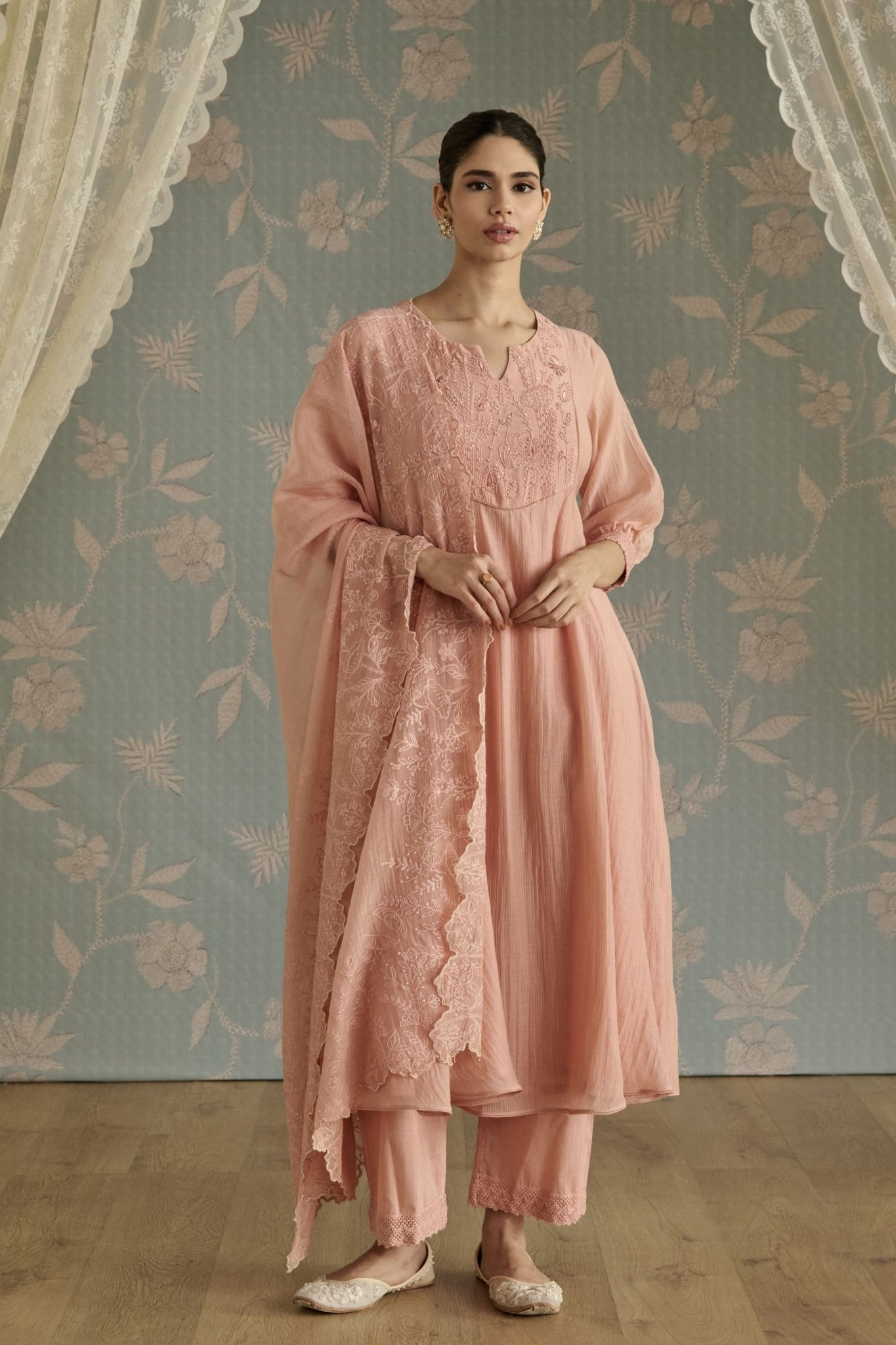 Pink Nora Kurta Set - Kritika Dawar - Elahe