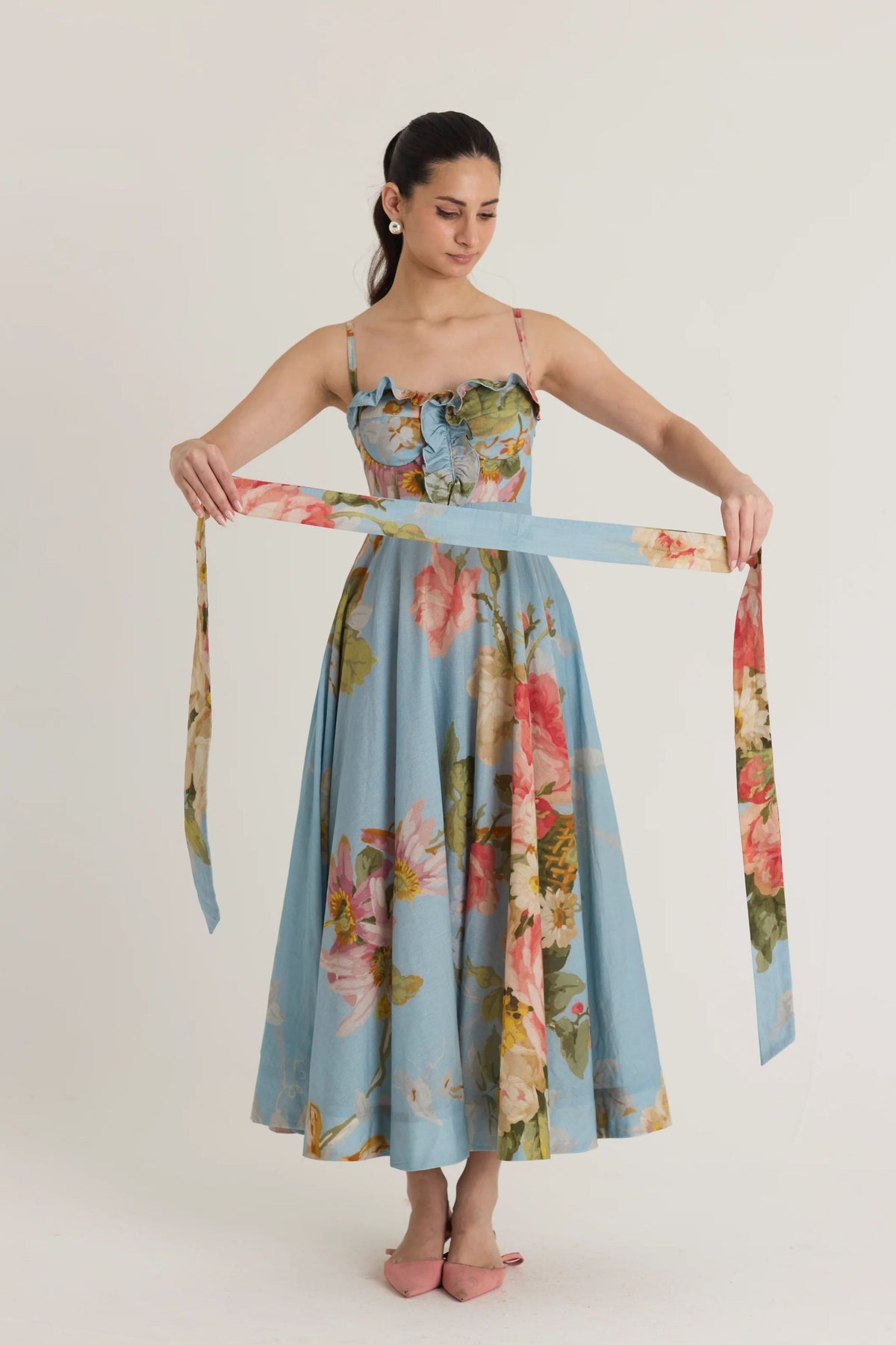 Taffy Cotton Frills Dress