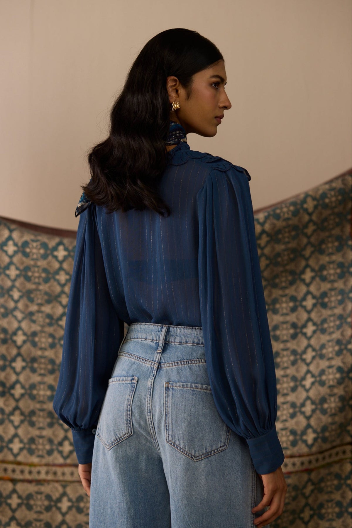 Beau Navy Top