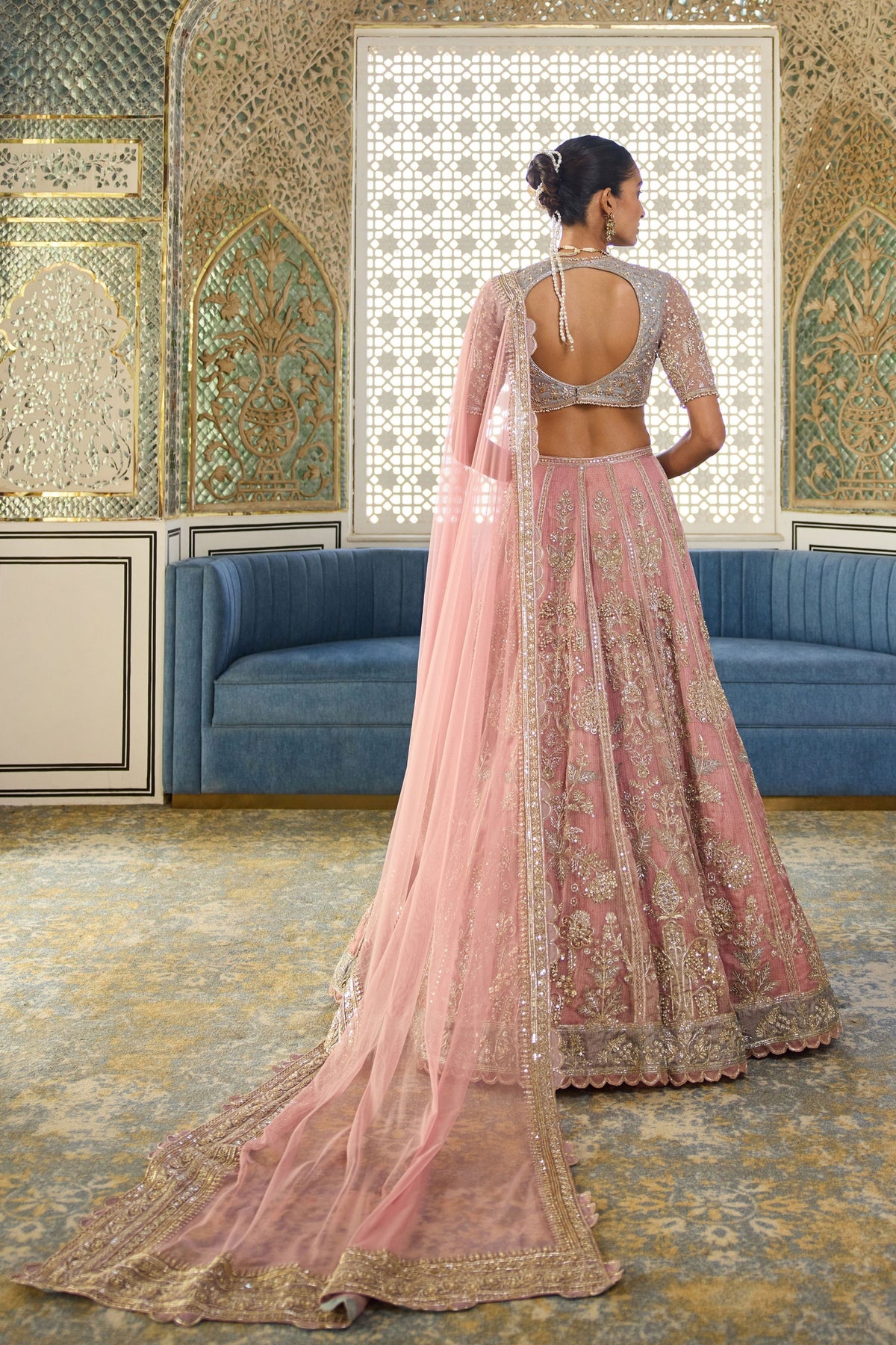 Blush Lehenga Set