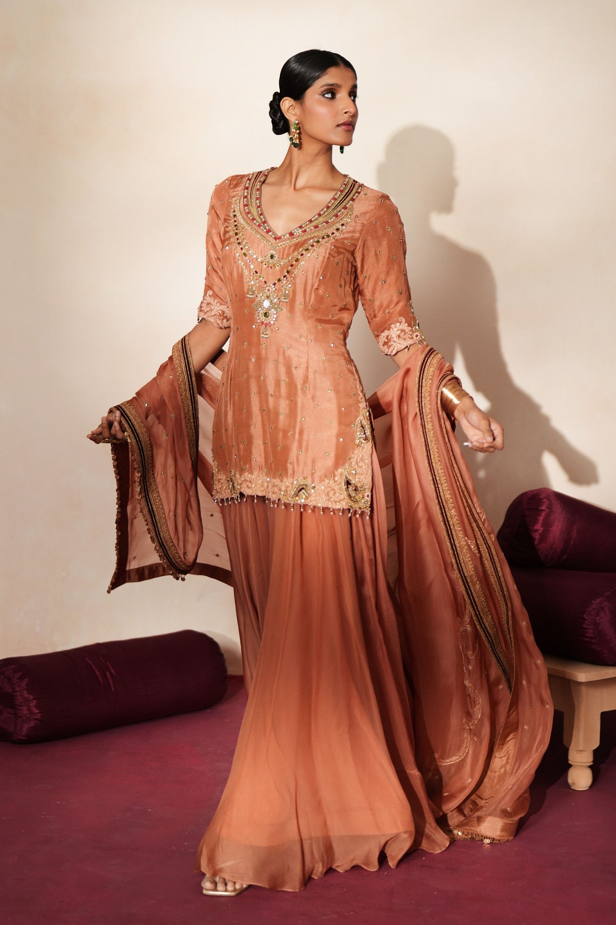 Mrinalika Sharara Set