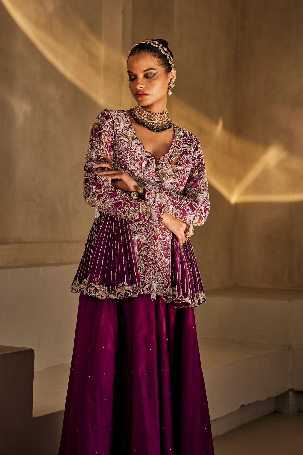 Mahira Peplum Set