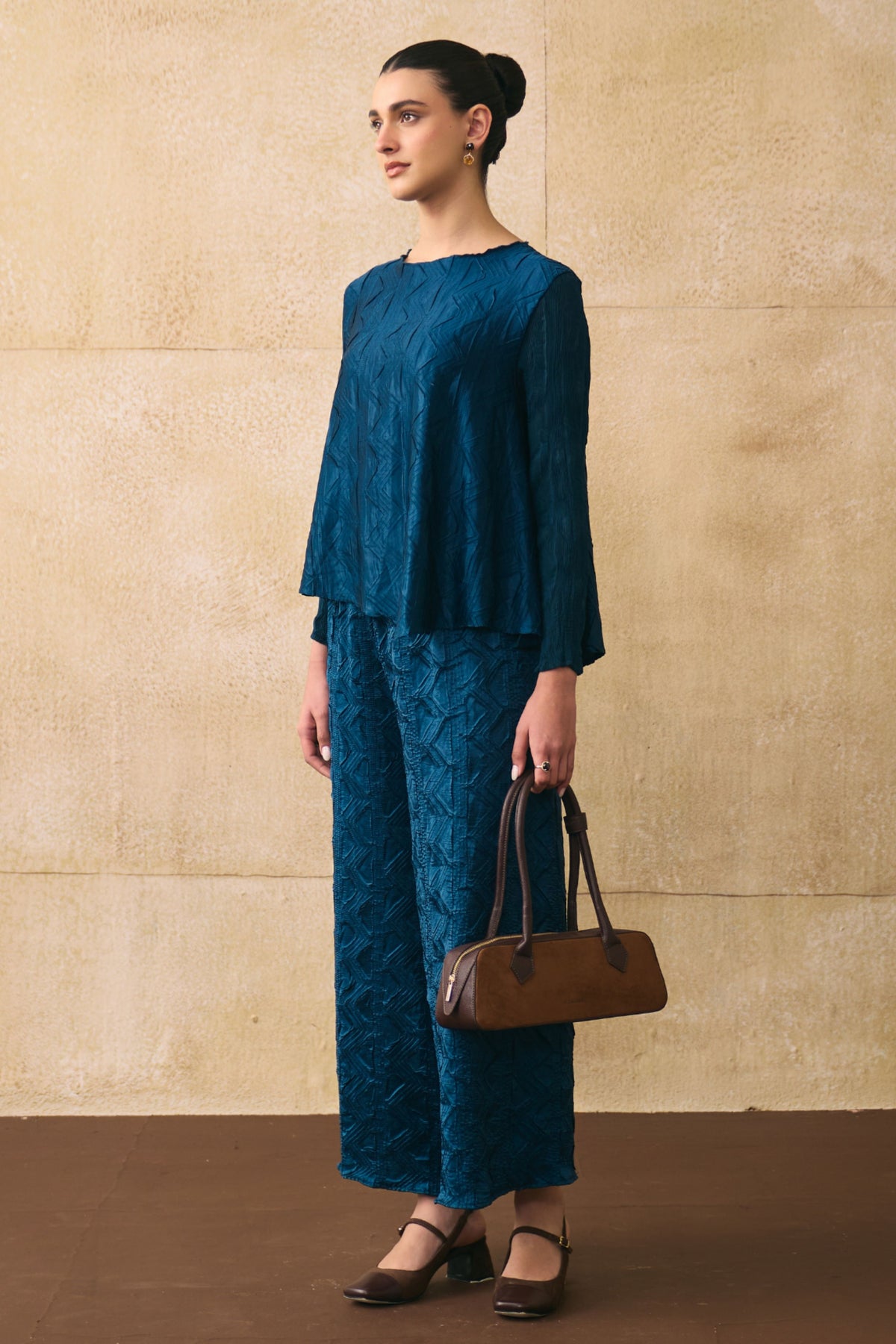 Blue Elina Co-ord Set