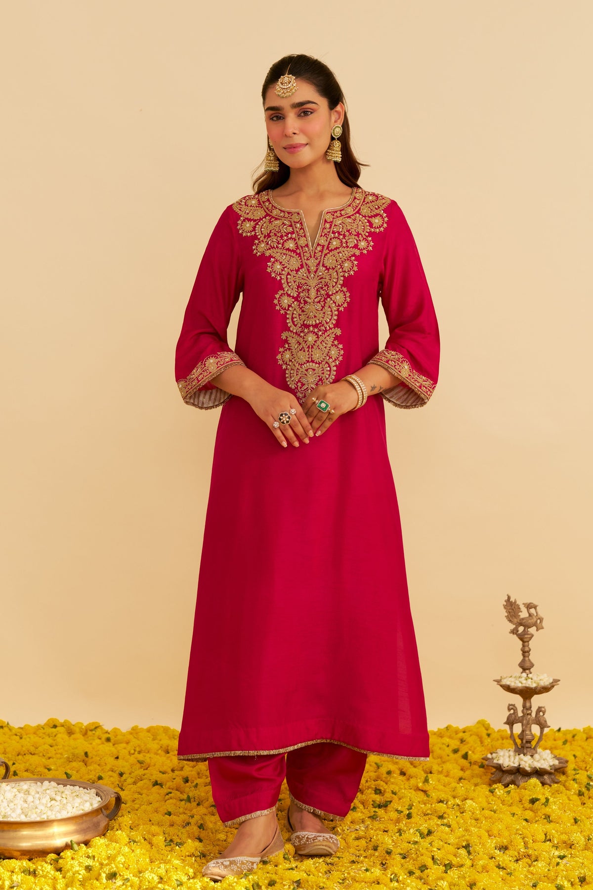 Hiba Hotpink Salwar Set