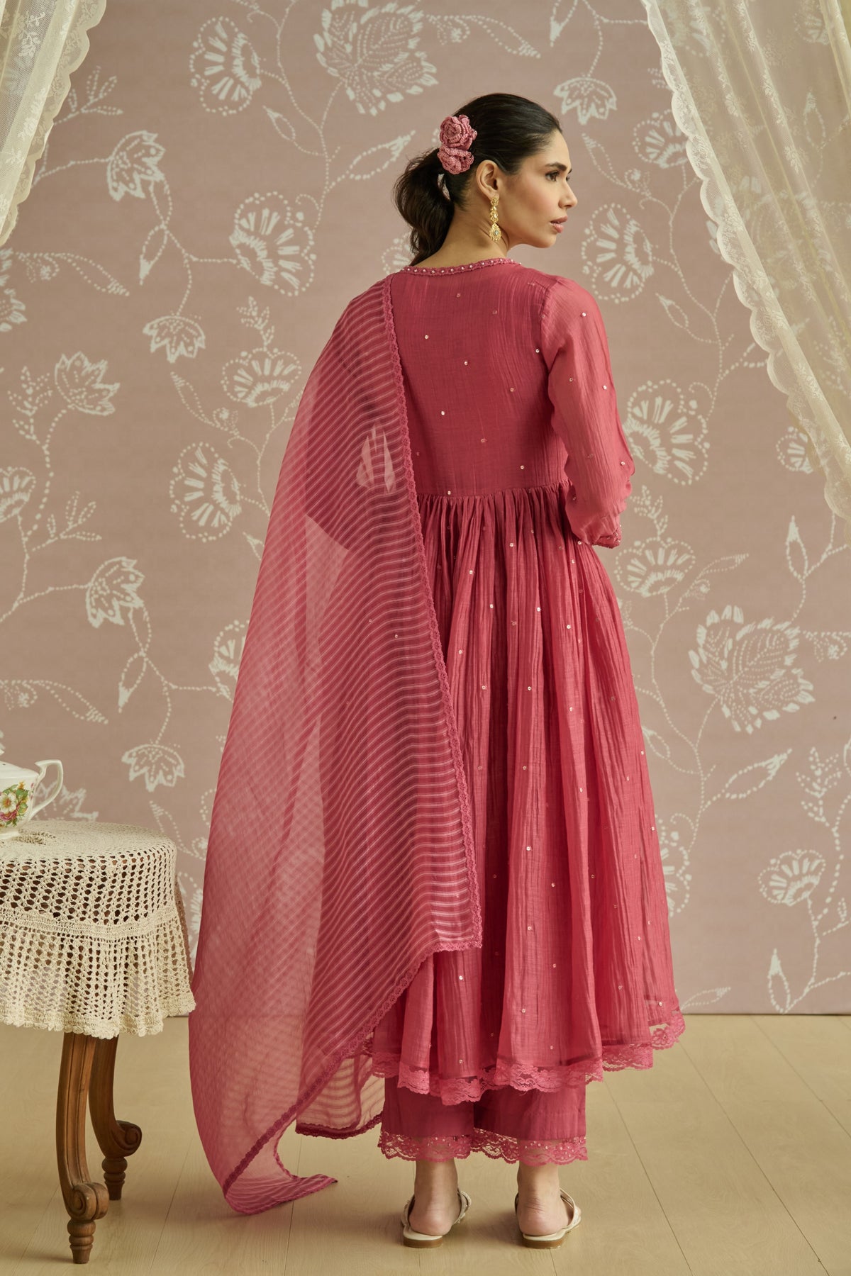 Coral Inaya Anarkali