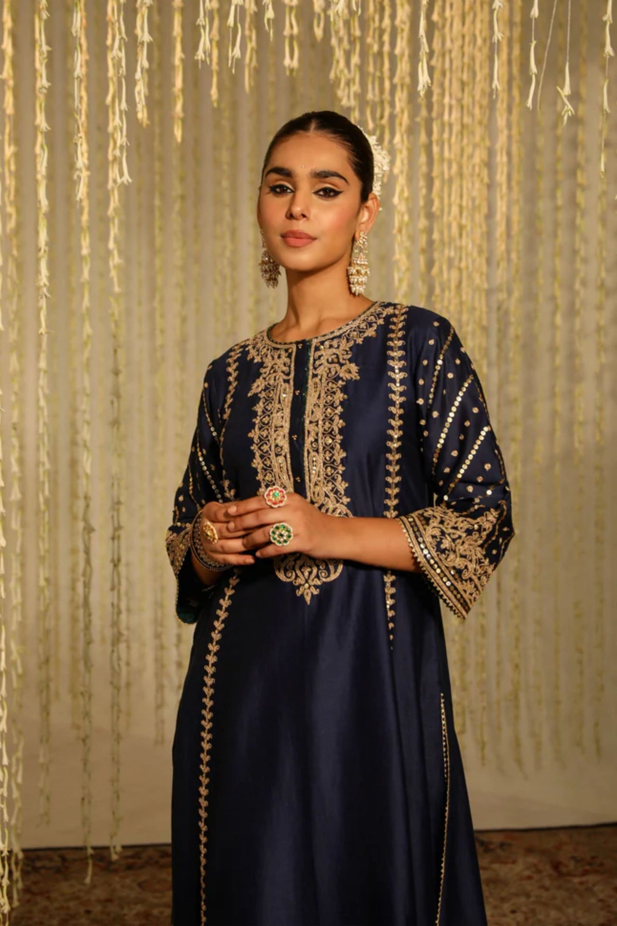 Sabirah Blue Palazzo Set