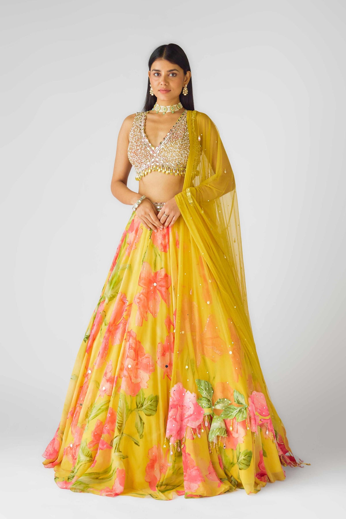 The Wild Marigold Lehenga