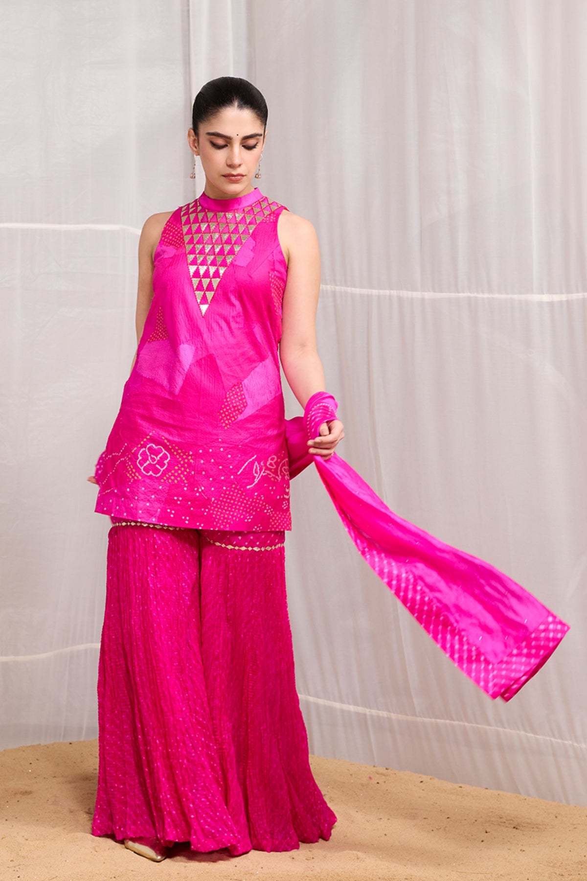Rani Dhora Garara Set