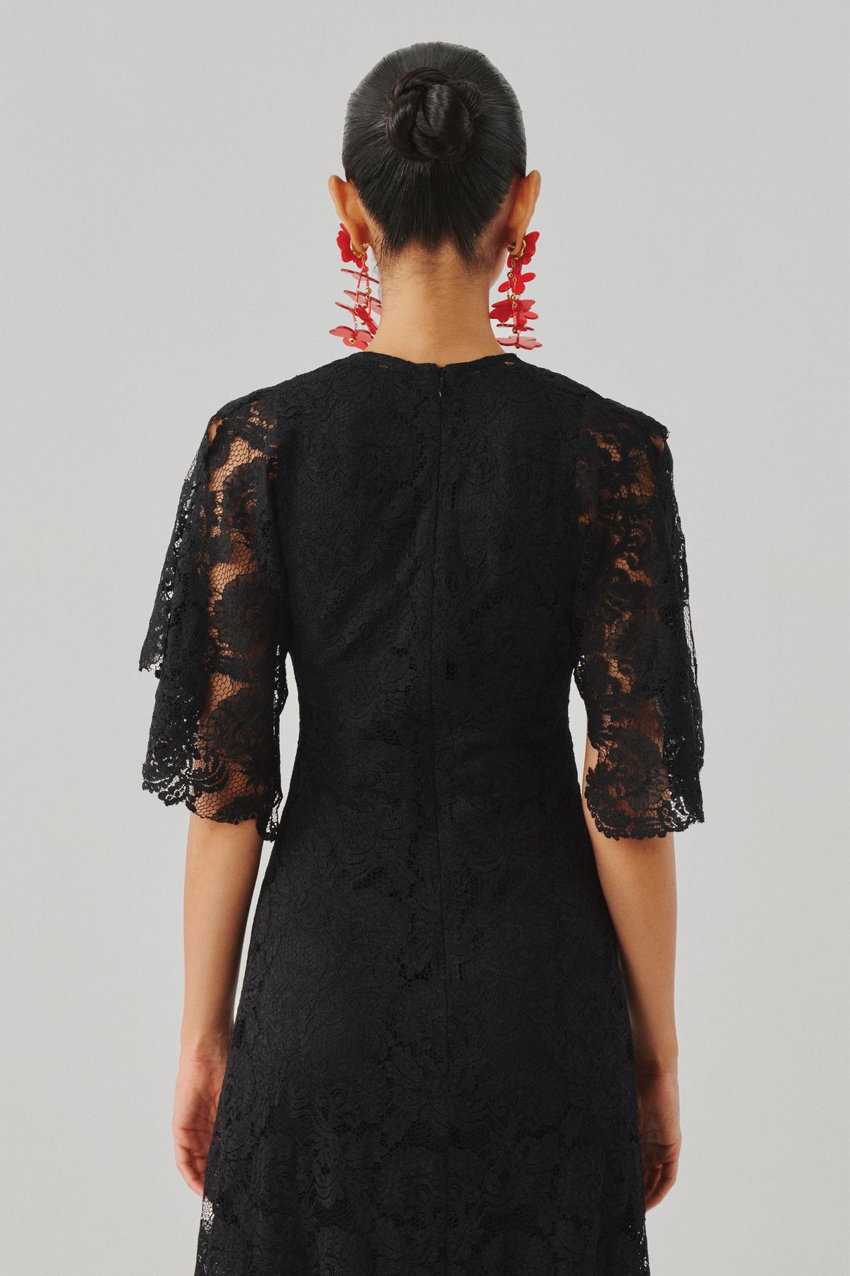 Black Orchid Lace Dress
