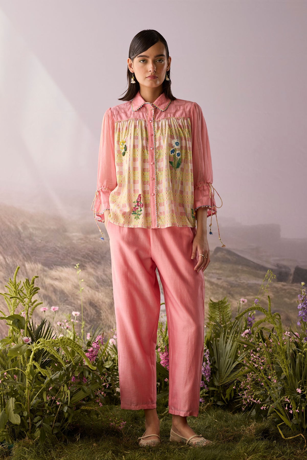 Rose Beaded Shirt