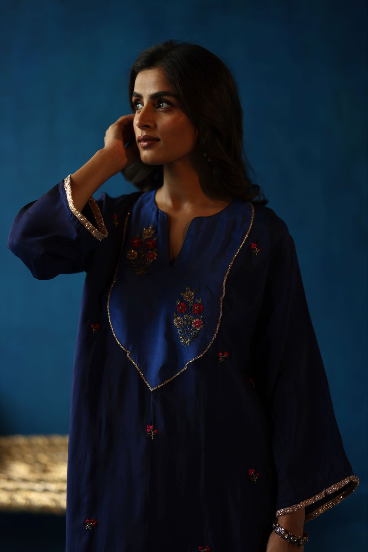 Navy Blue Imly Phiran Set