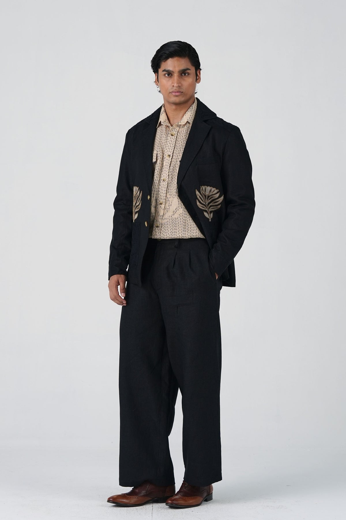 Black Harlem Blazer Set