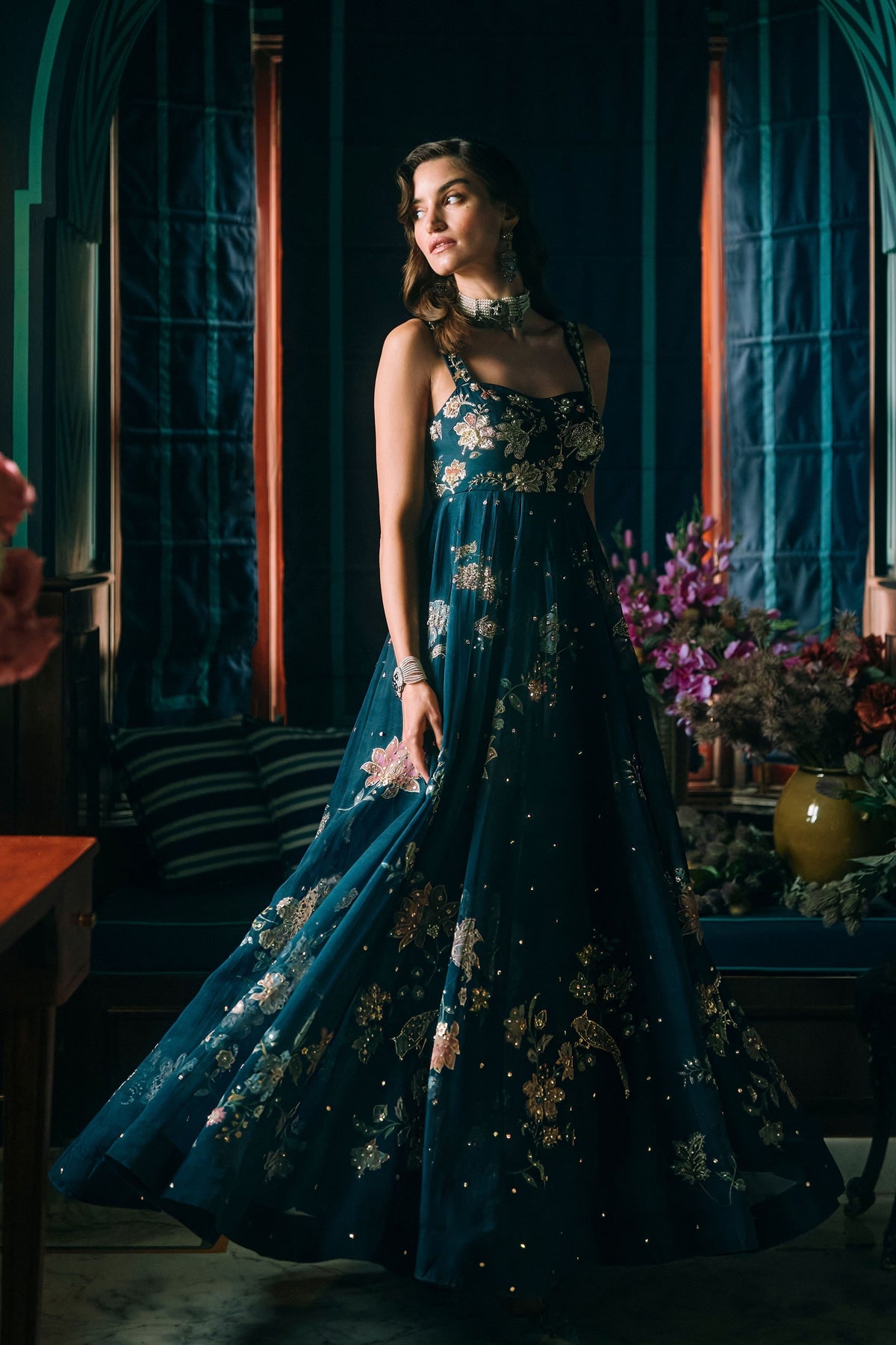 Rue Anarkali Cape Set