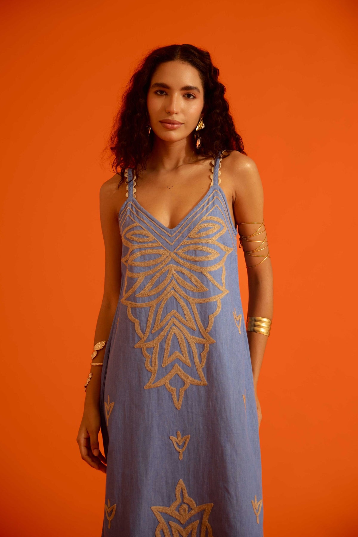 Blue Strappy Dress