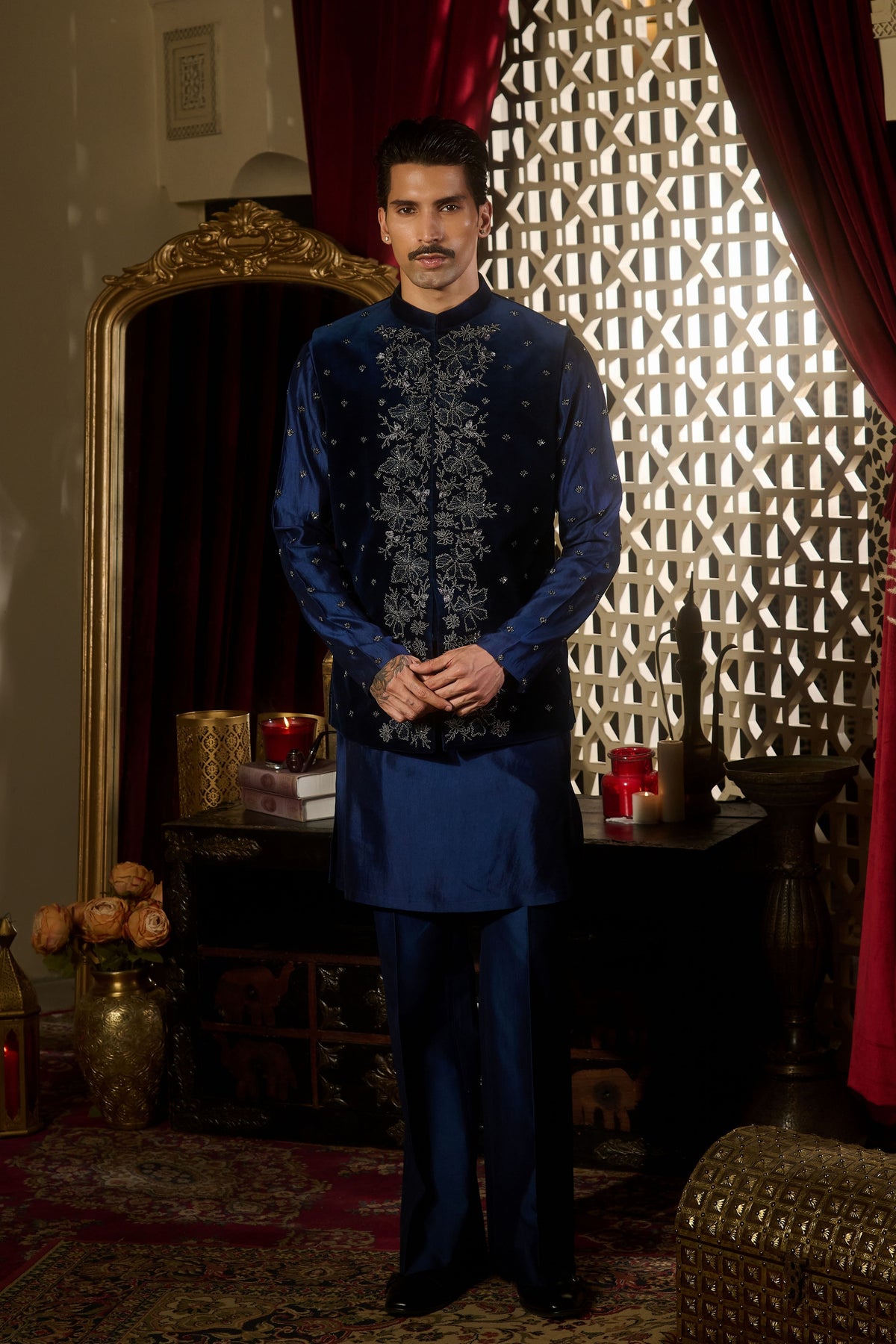 Prism Nehru Jacket Set
