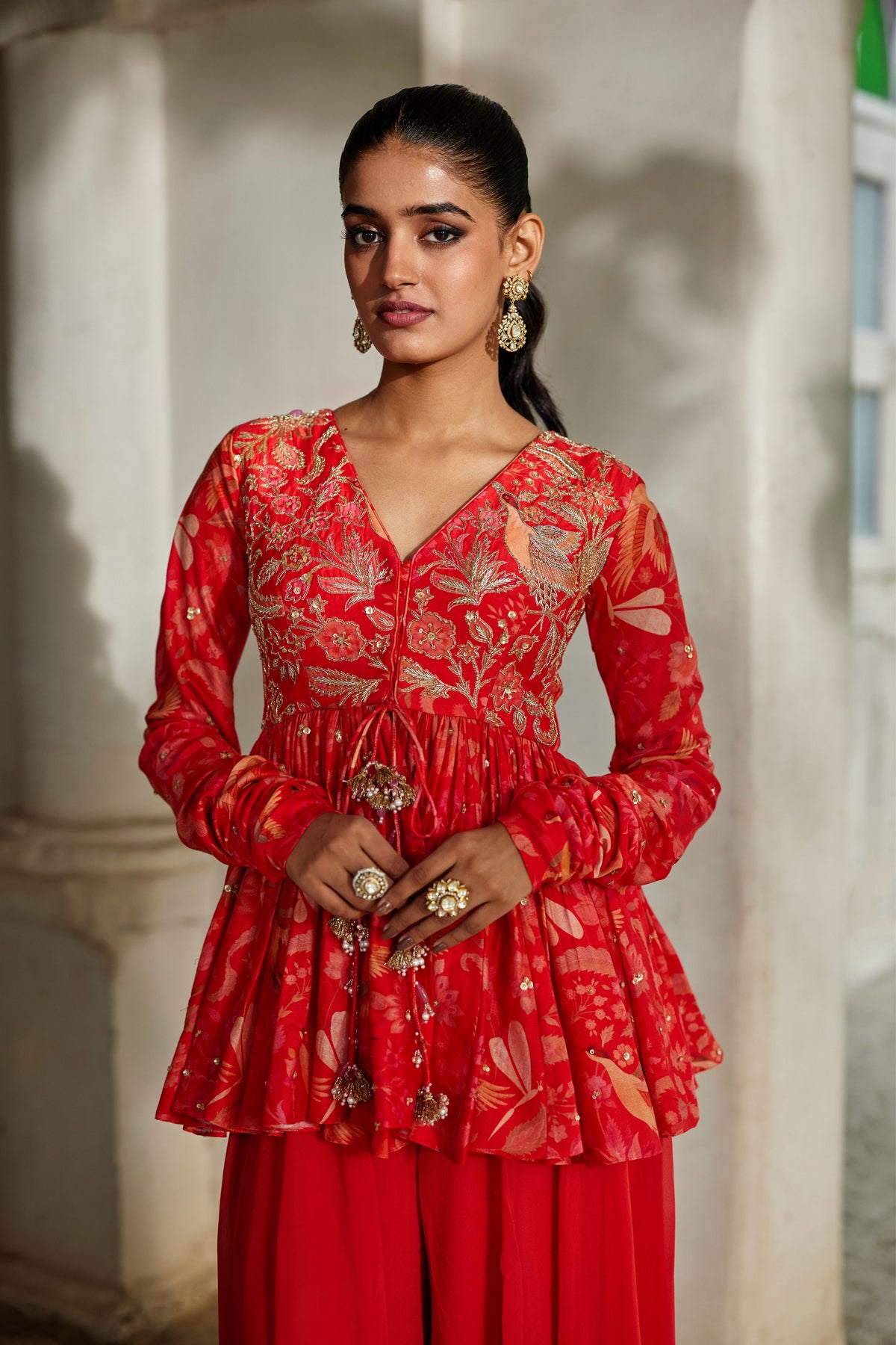 Noci Peplum Set