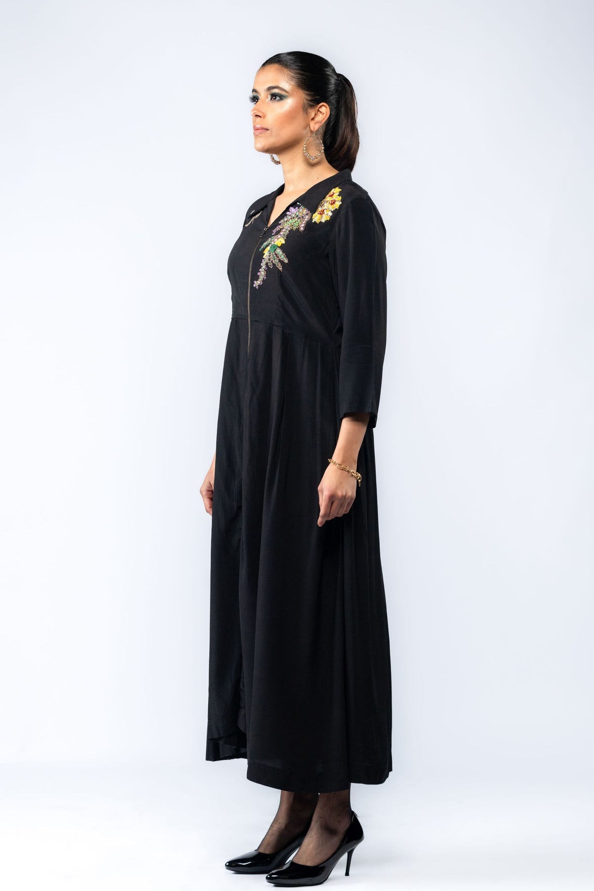 Niva Flora Embroidery Dress