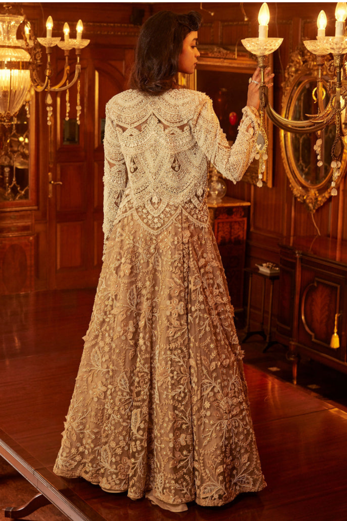 Iltija Organza Lehenga
