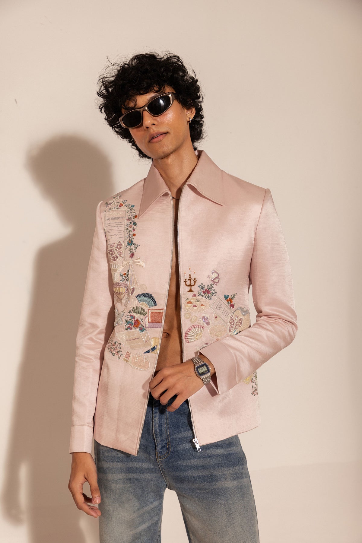 Courtly Charm Bomber Jacket