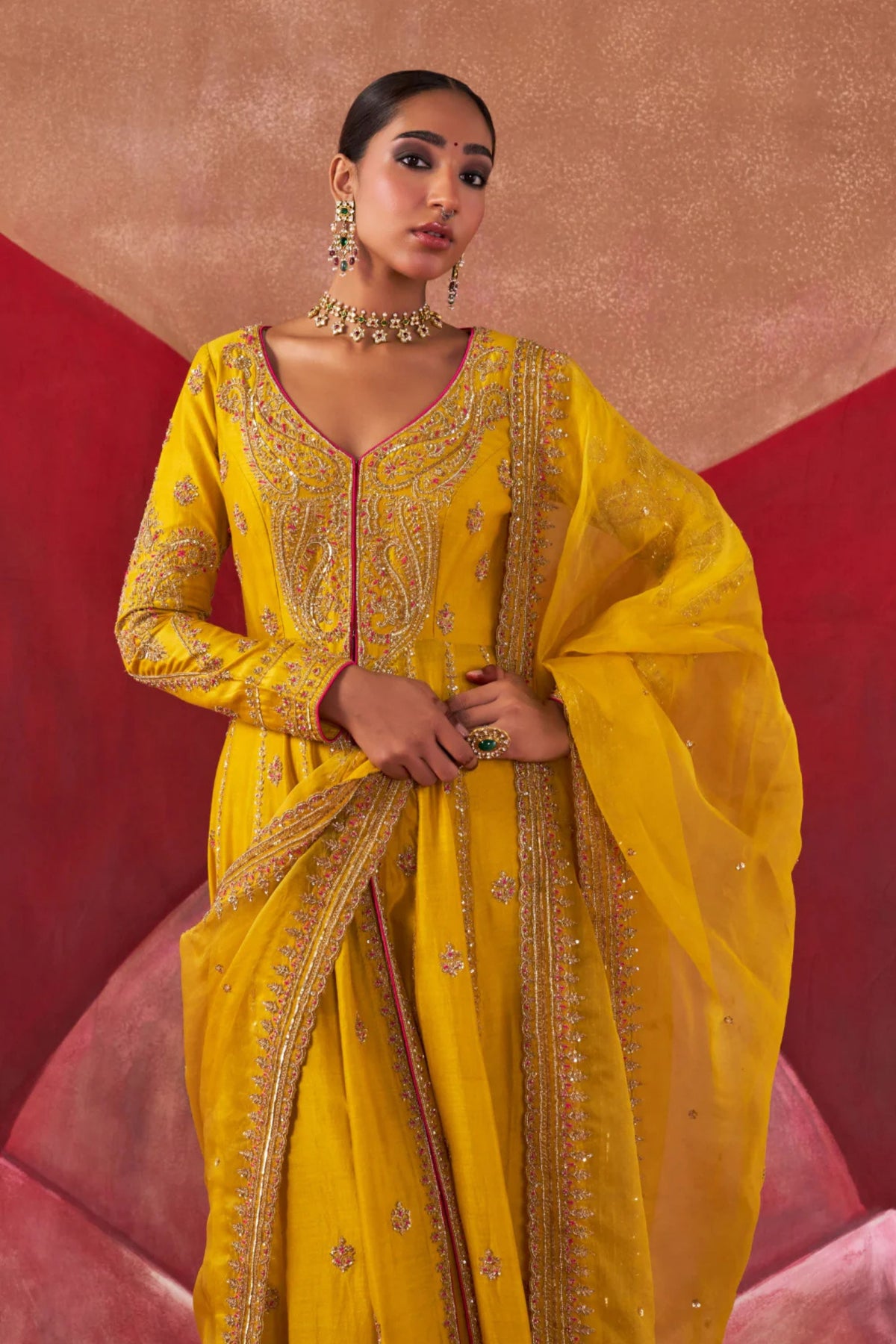 Madhu Jacket Set