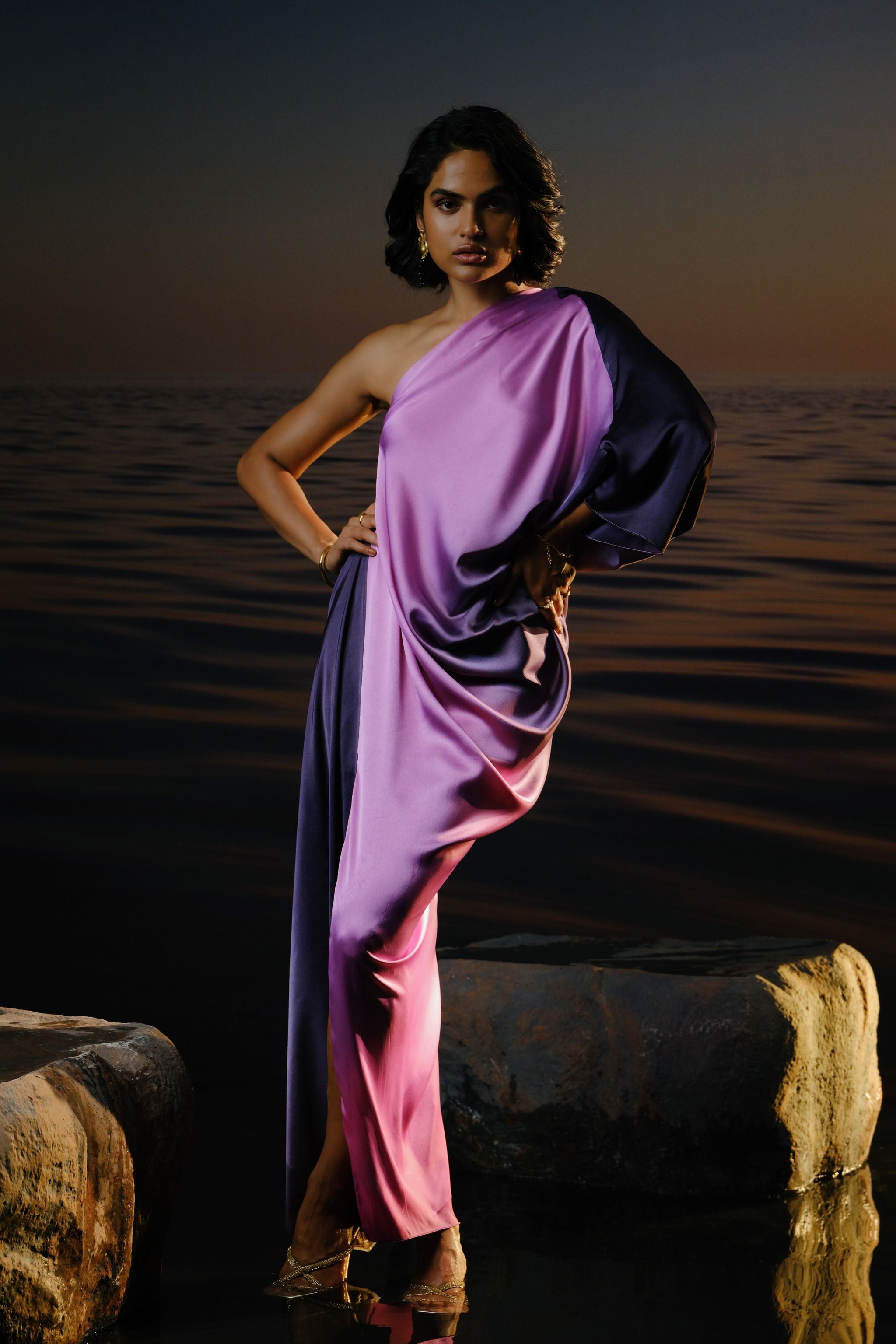 ariel purple dress Drishti Chhabraa