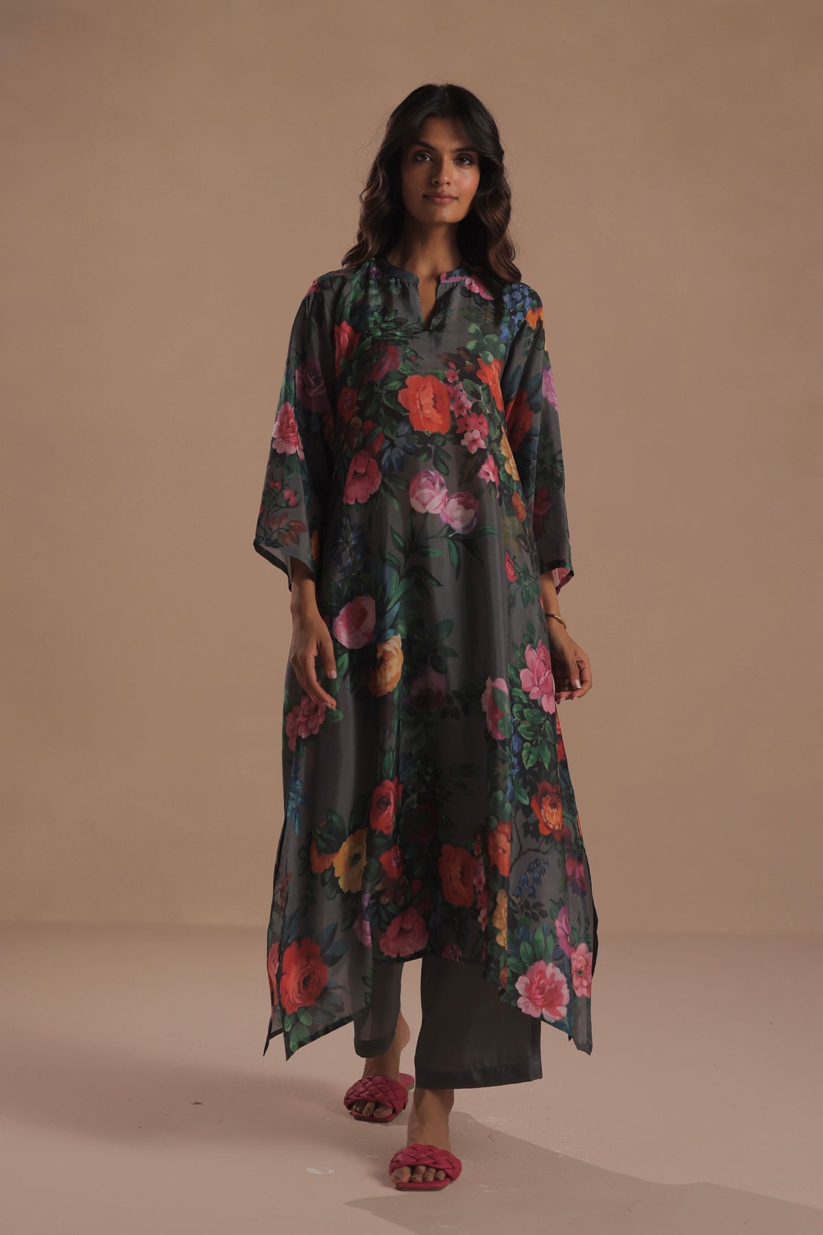 Carnation Grey Kurta Set