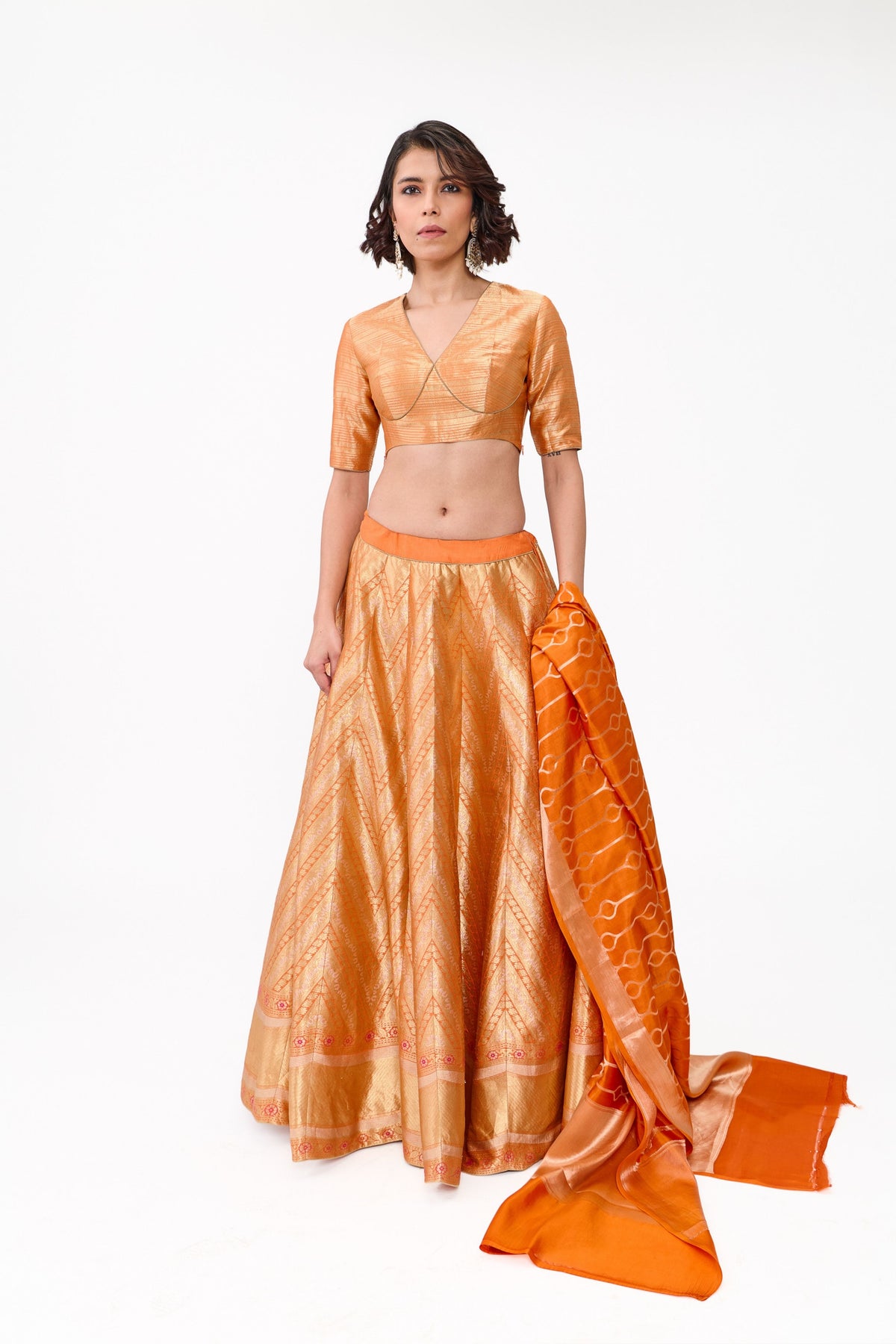 Orange Aarwa Lehenga Set