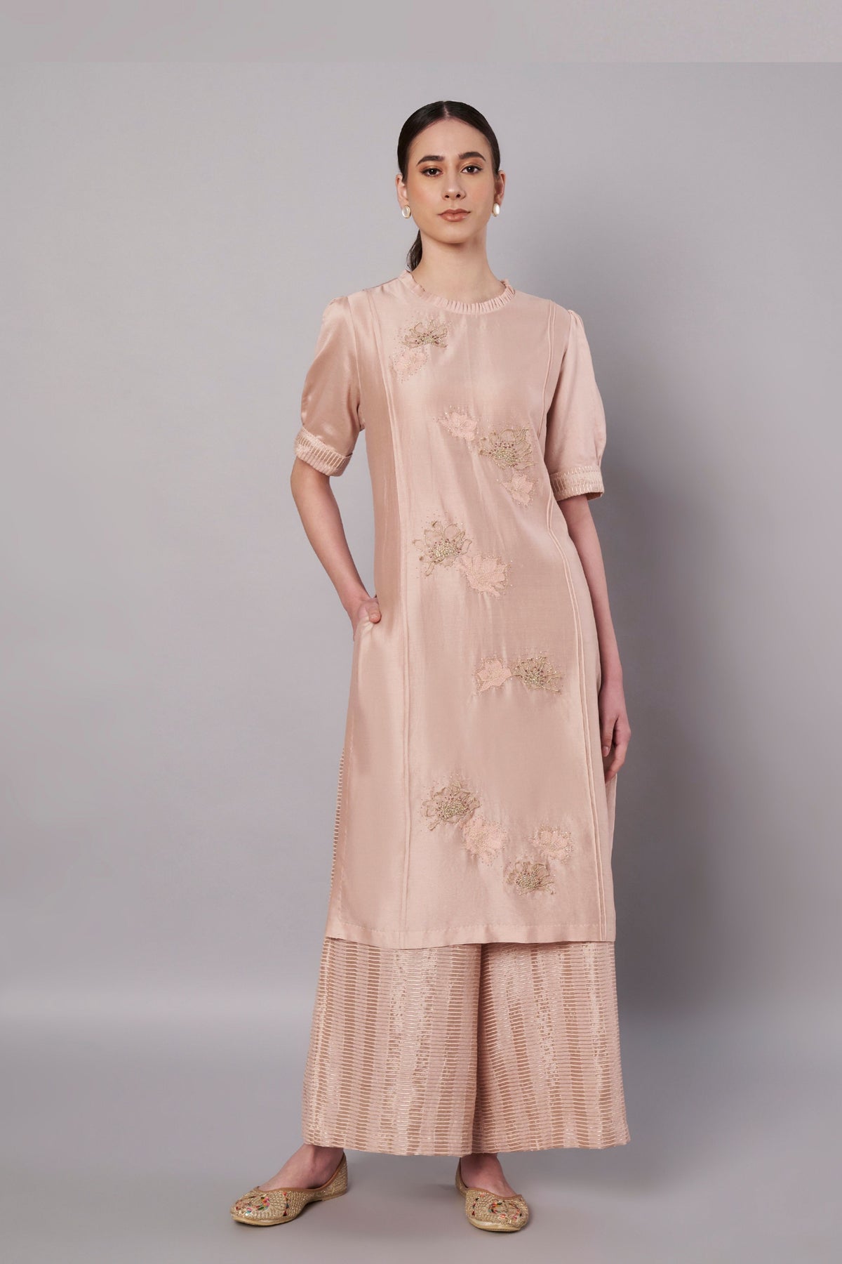 Aurora Dirty Blush Kurta Set