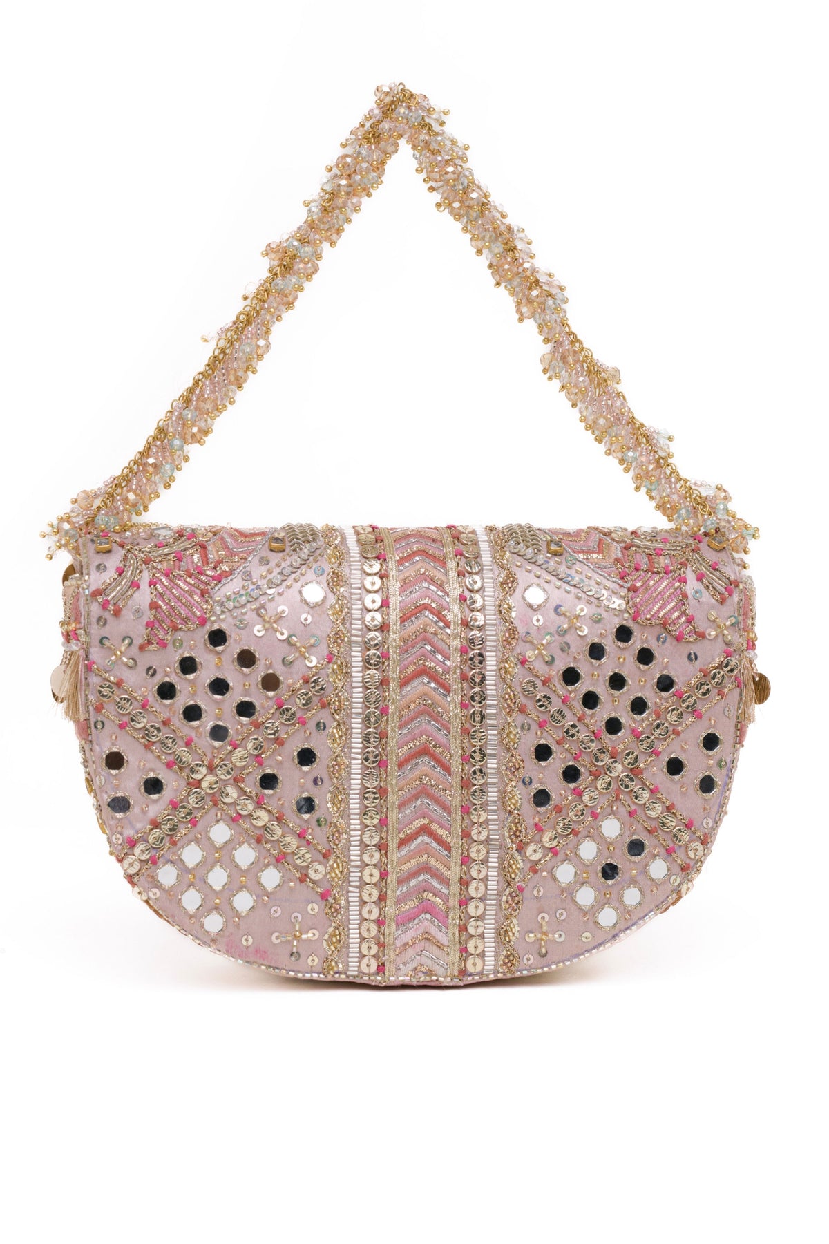 Blush Rangrez Flapover Clutch