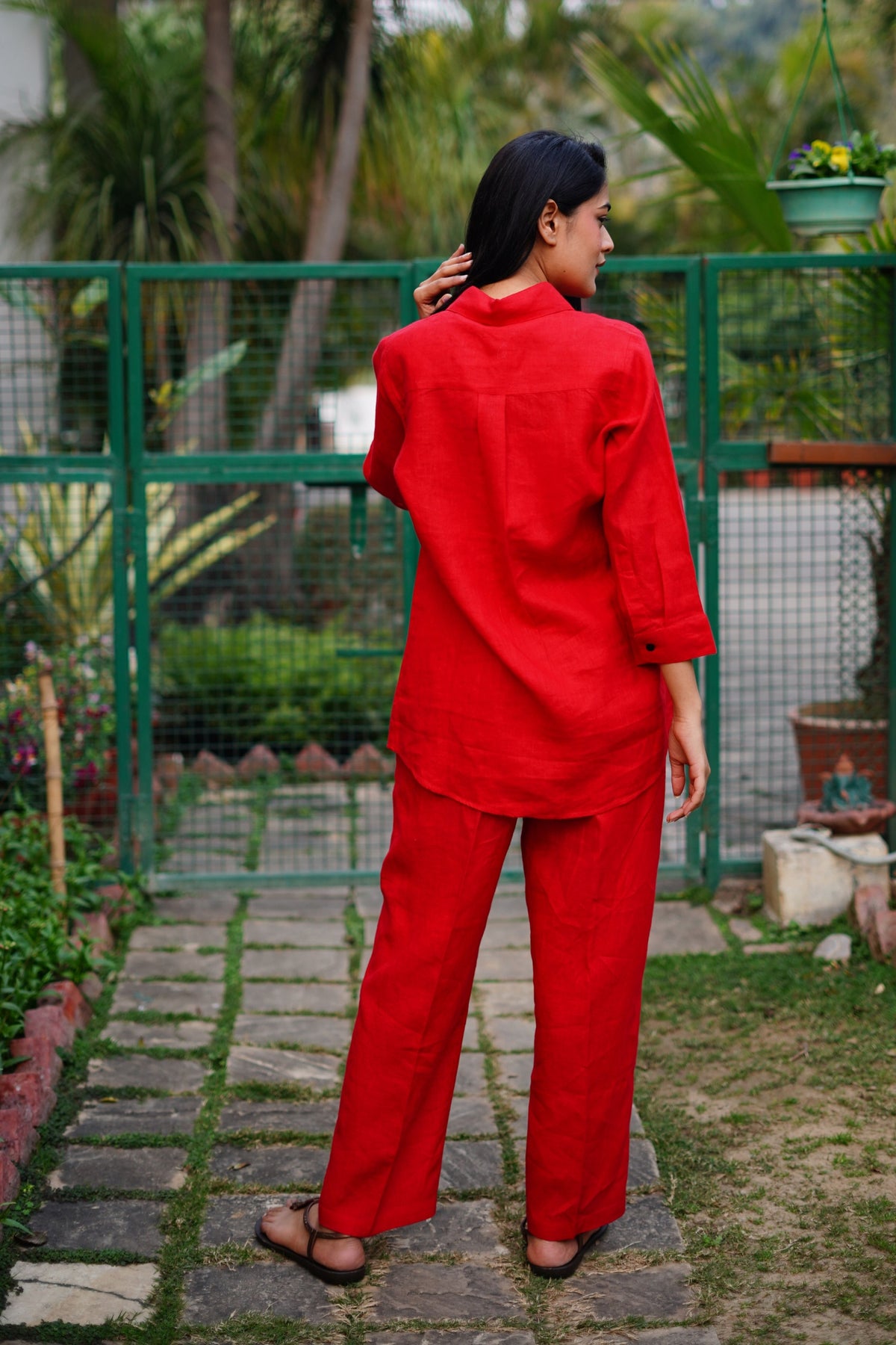 Red Box Emb Shirt