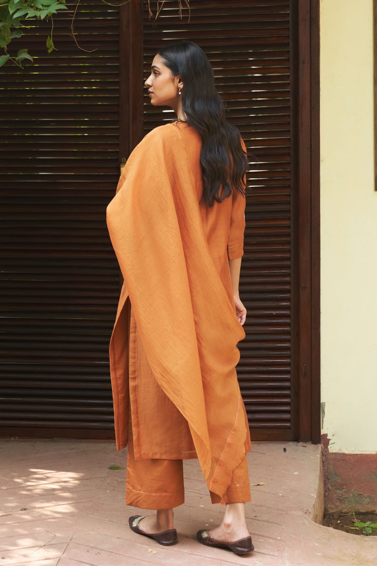 Marigold Floral Embroidery Kurta Set