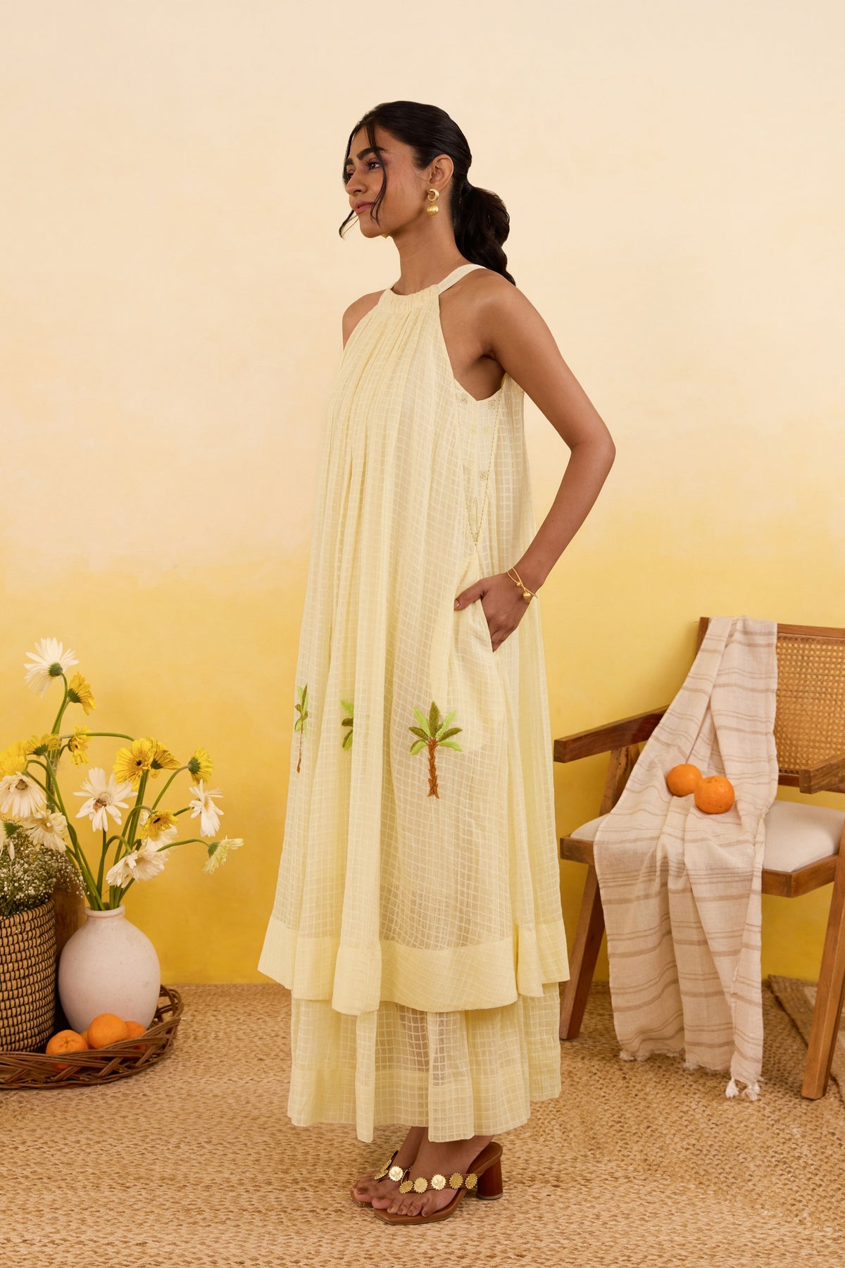 Palm Whisper Dress