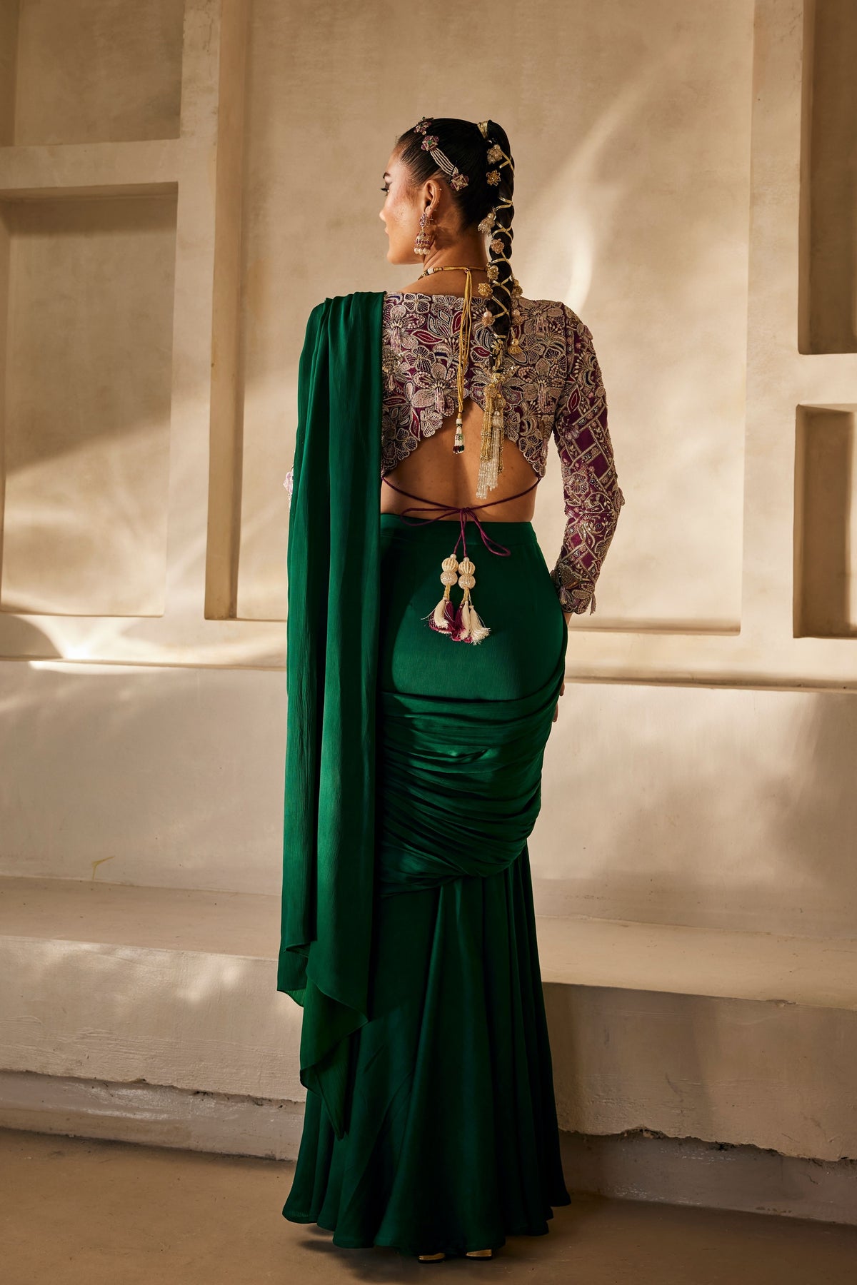 Rooh Draped Saree Set
