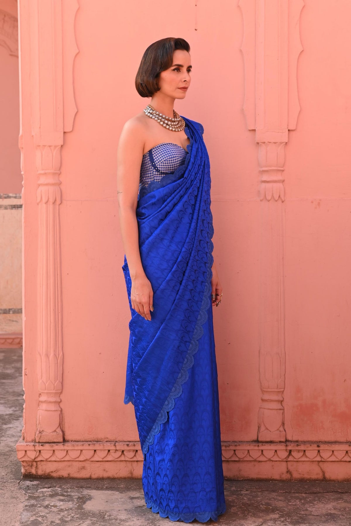 Tanchoi Handwoven Saree