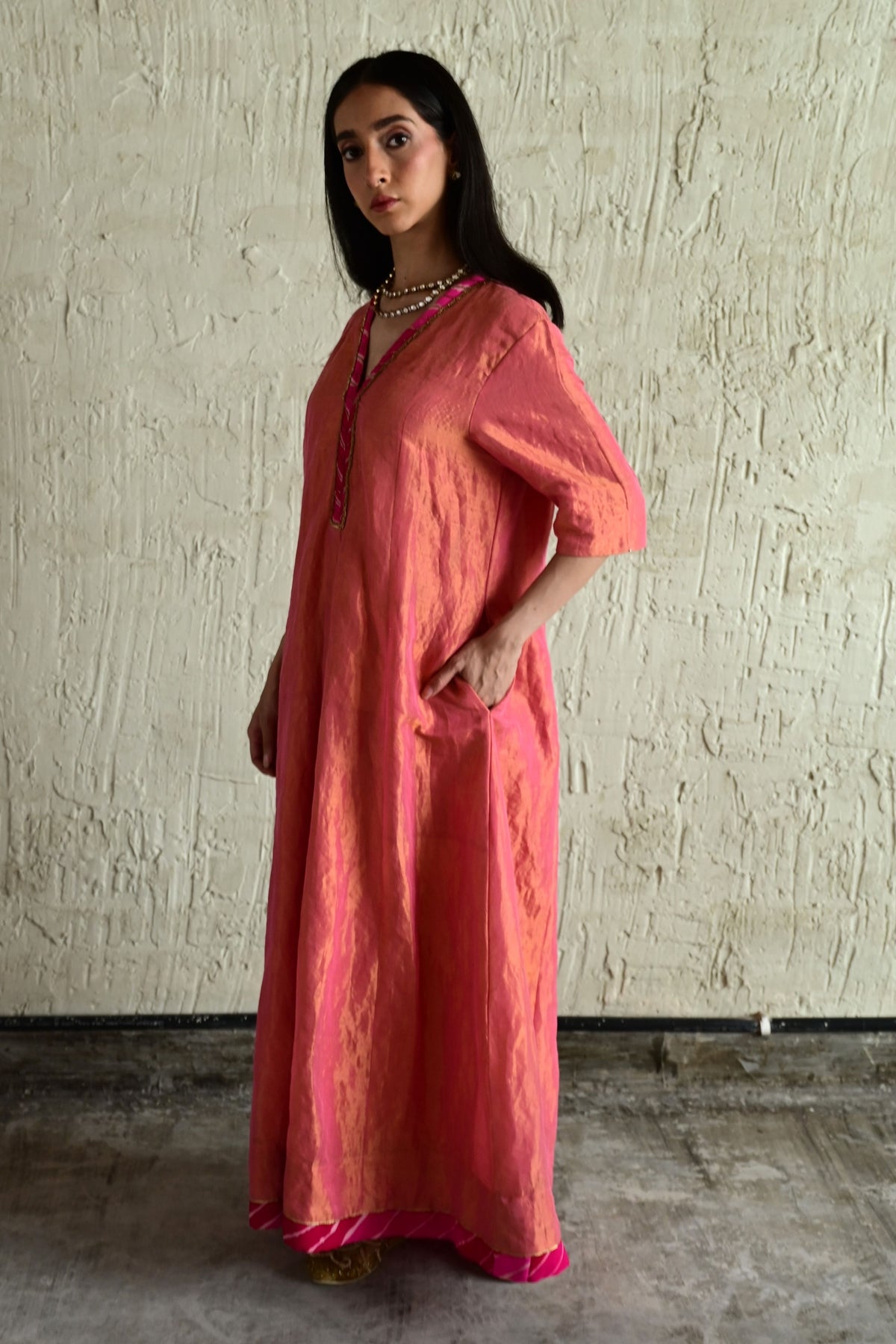 Blush Pink Meera Sashiko Set