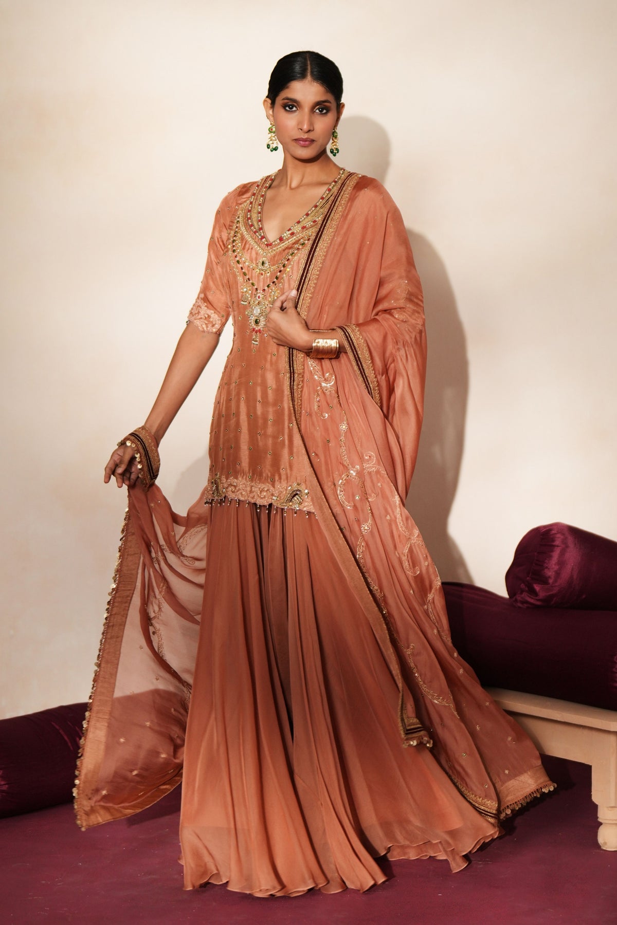 Mrinalika Sharara Set