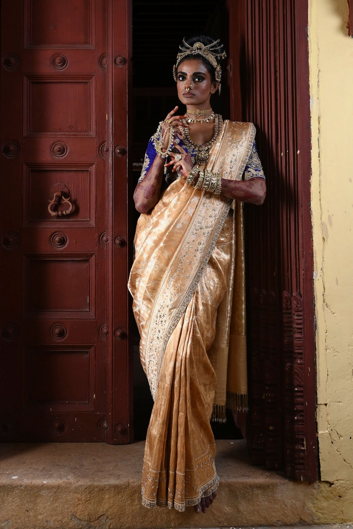 Adilaxmi Golden Saree