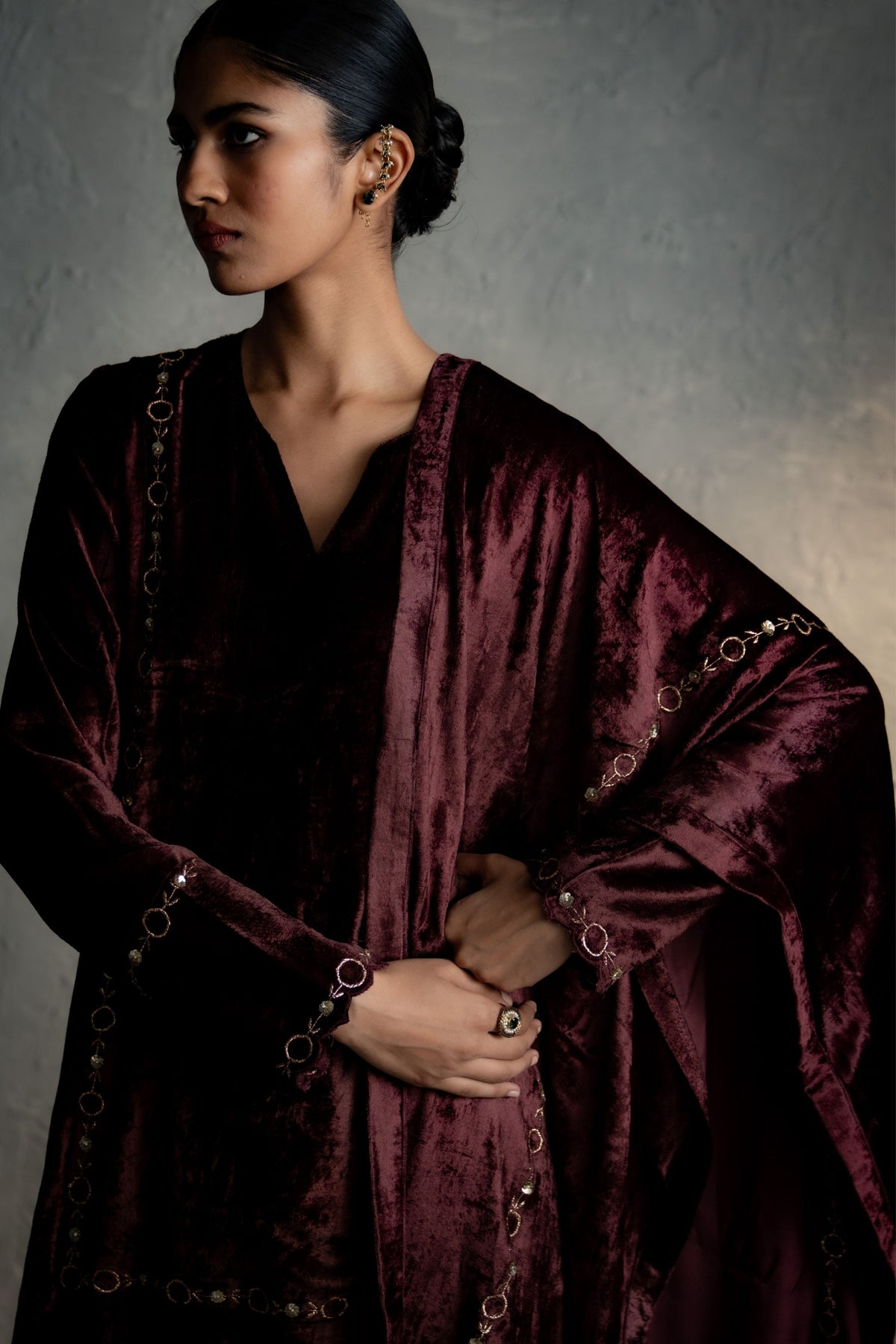 Maaya Brown Kurta Set