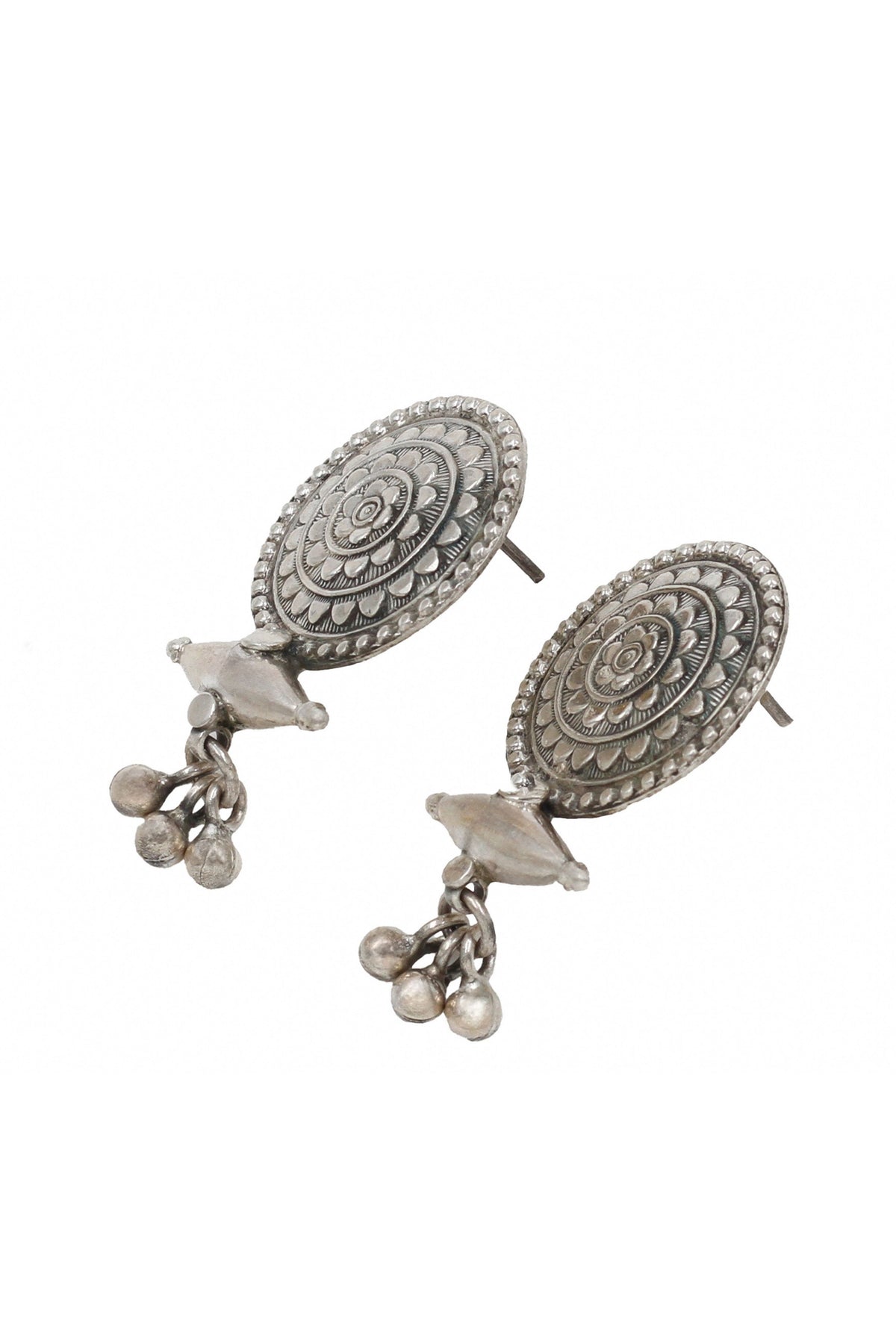Crafted Silver Earrings
