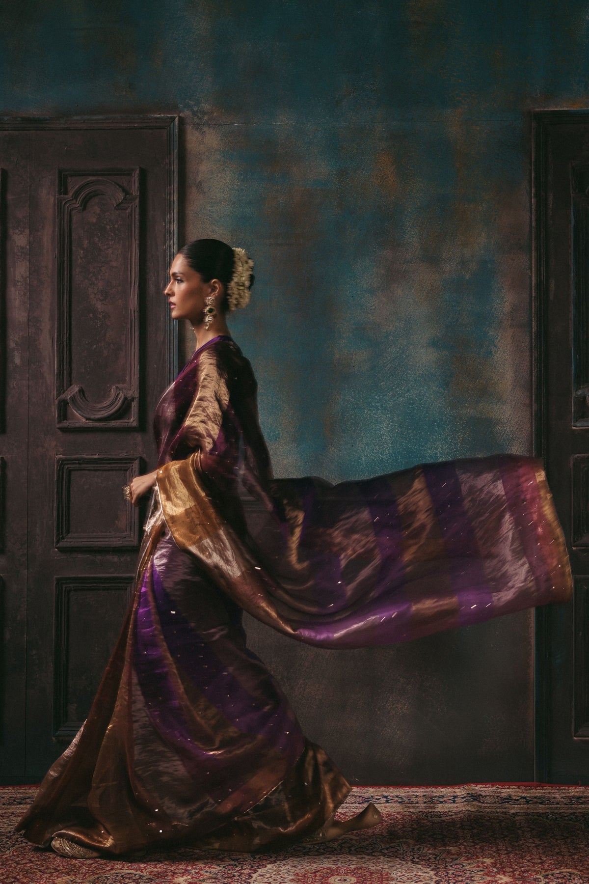 Purple Amber Saree