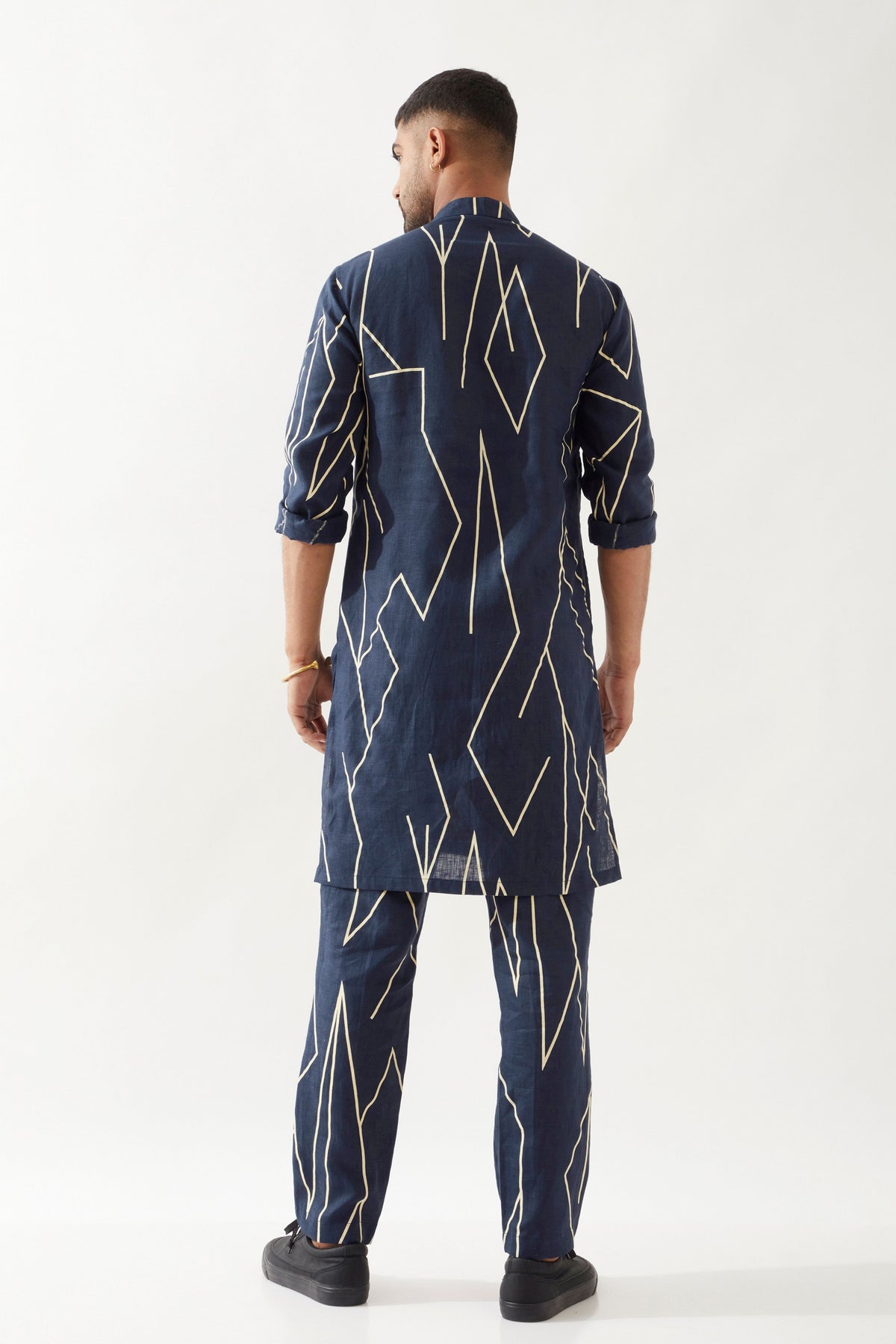 Rory Metal Navy Kurta