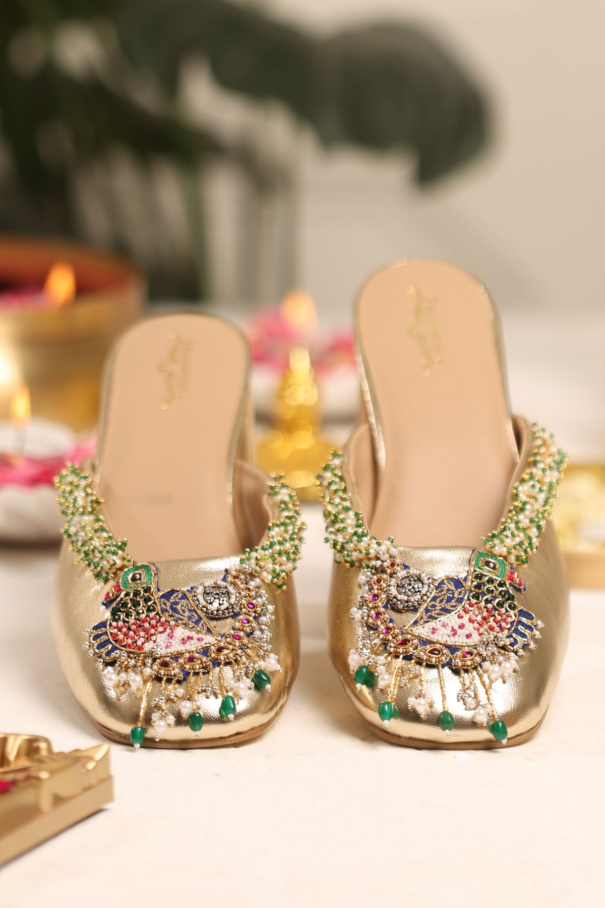 Neel Mayuri Mule Heels