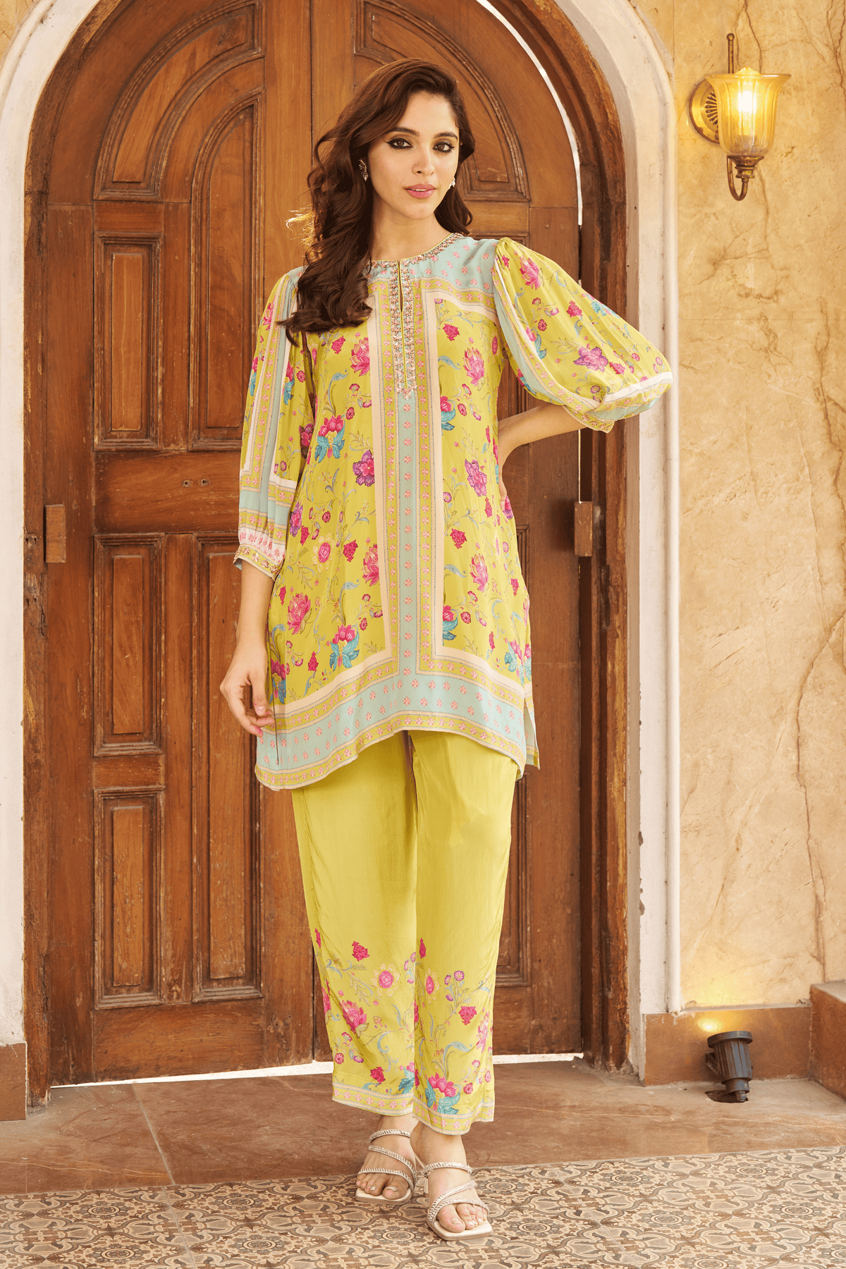 Khawaab Lime Tunic Set