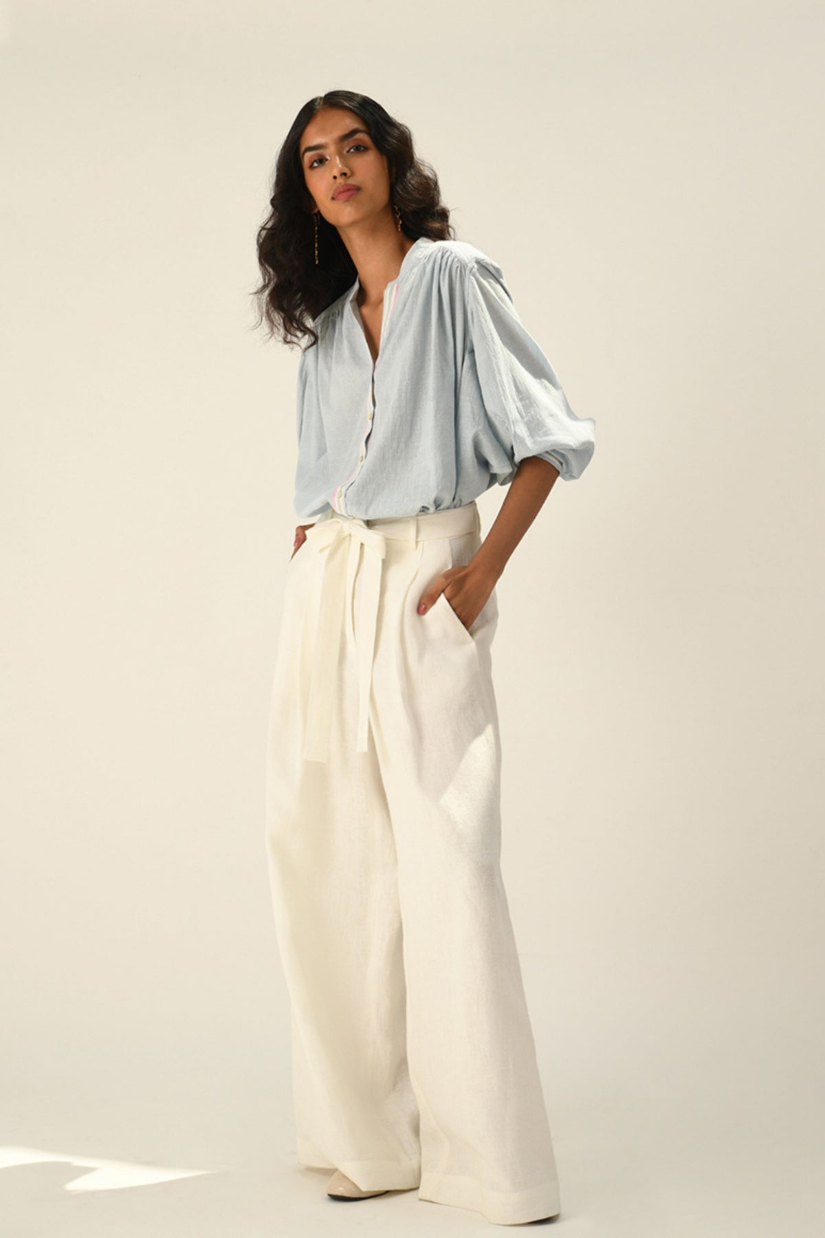 Sabinii Smocking Shirt