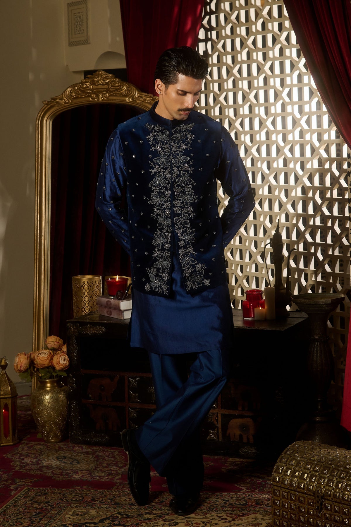 Prism Nehru Jacket Set