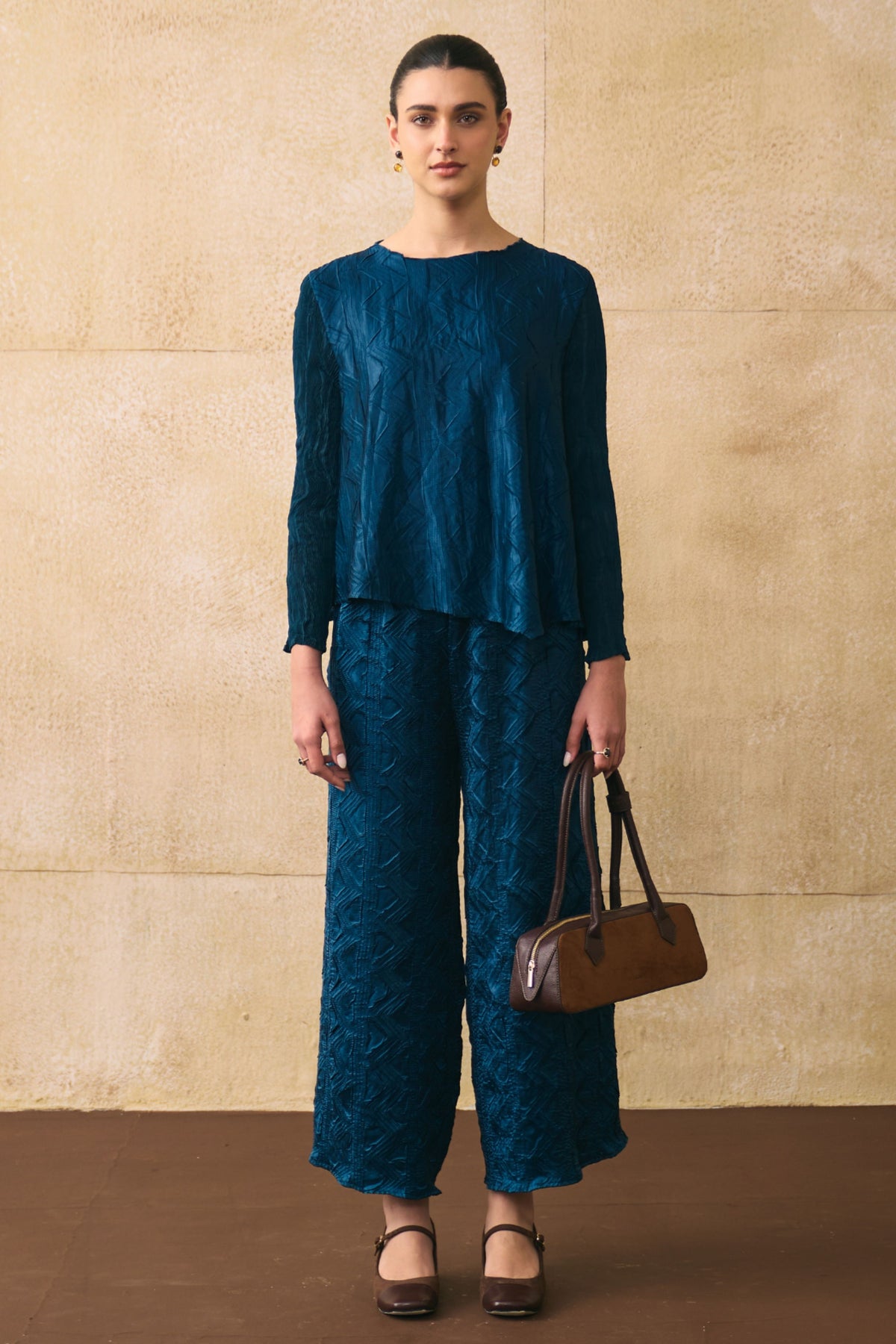 Blue Elina Co-ord Set