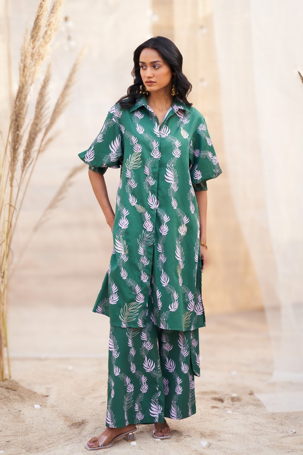 Reveria High Low Kurta Set
