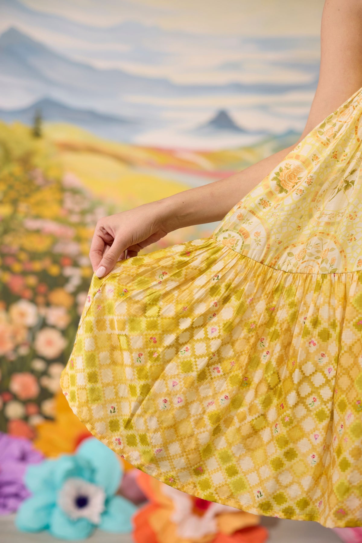 Sunray Floral Dress