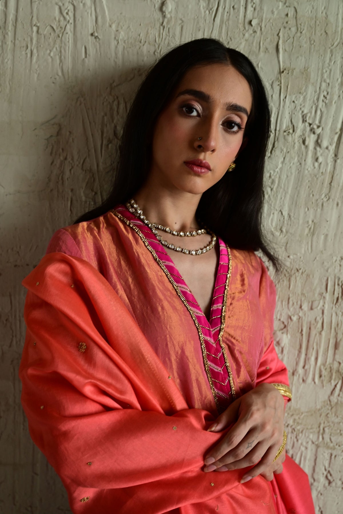 Blush Pink Meera Sashiko Set