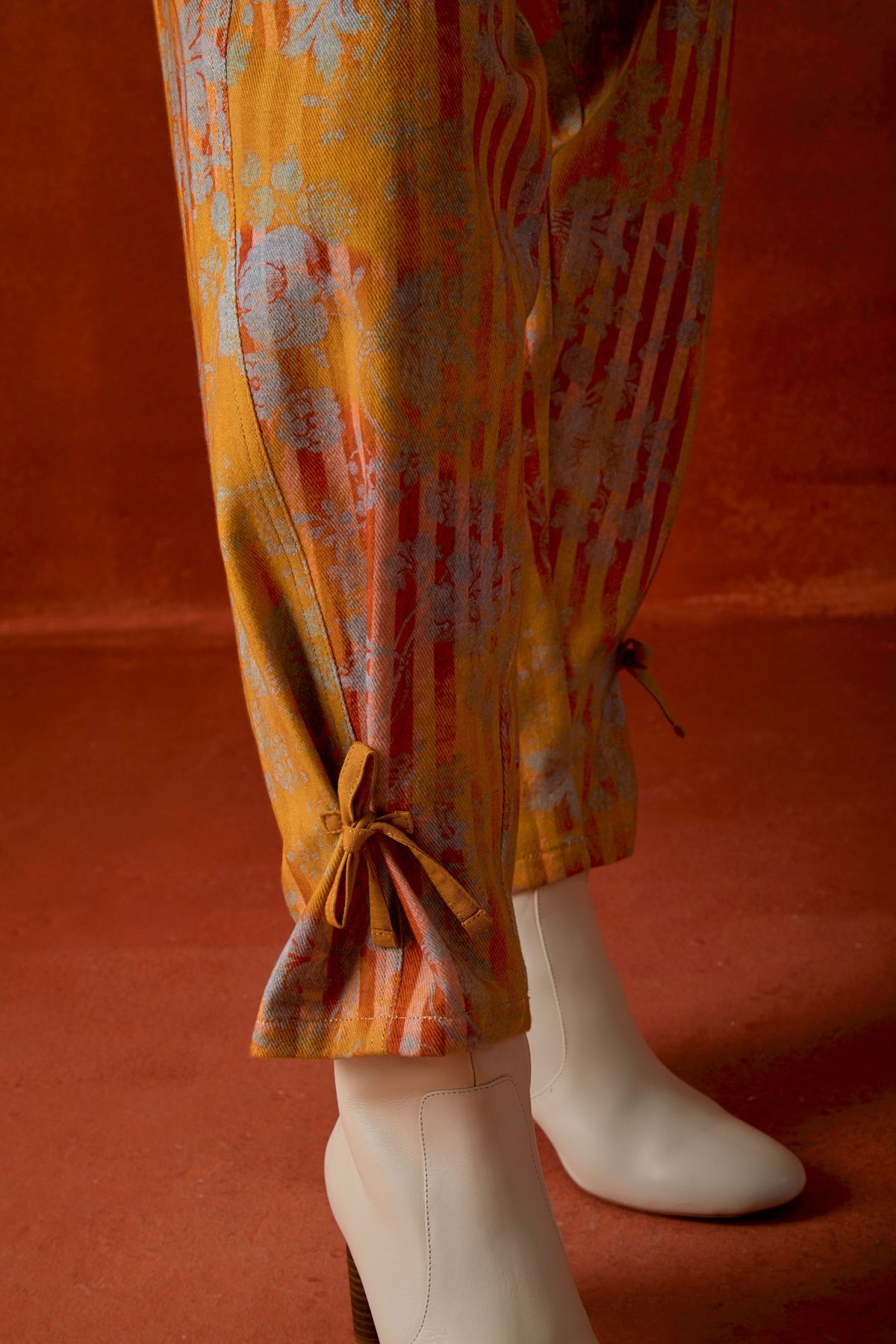 Tri-color Denim Co-ord Set